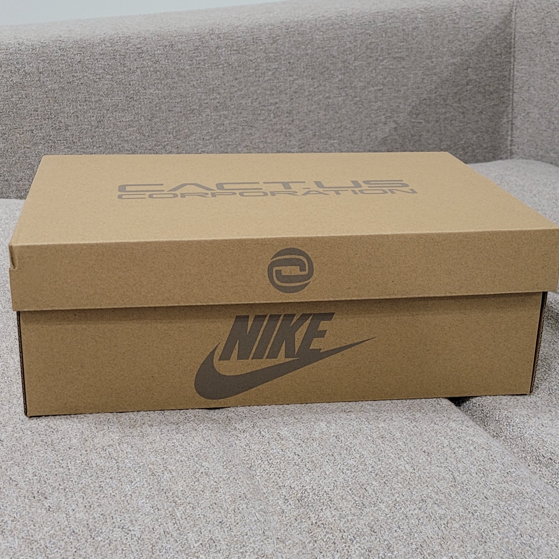 Nike x Travis Scott Air Max 1 Cact.us Gold 착용 스타일 - 4