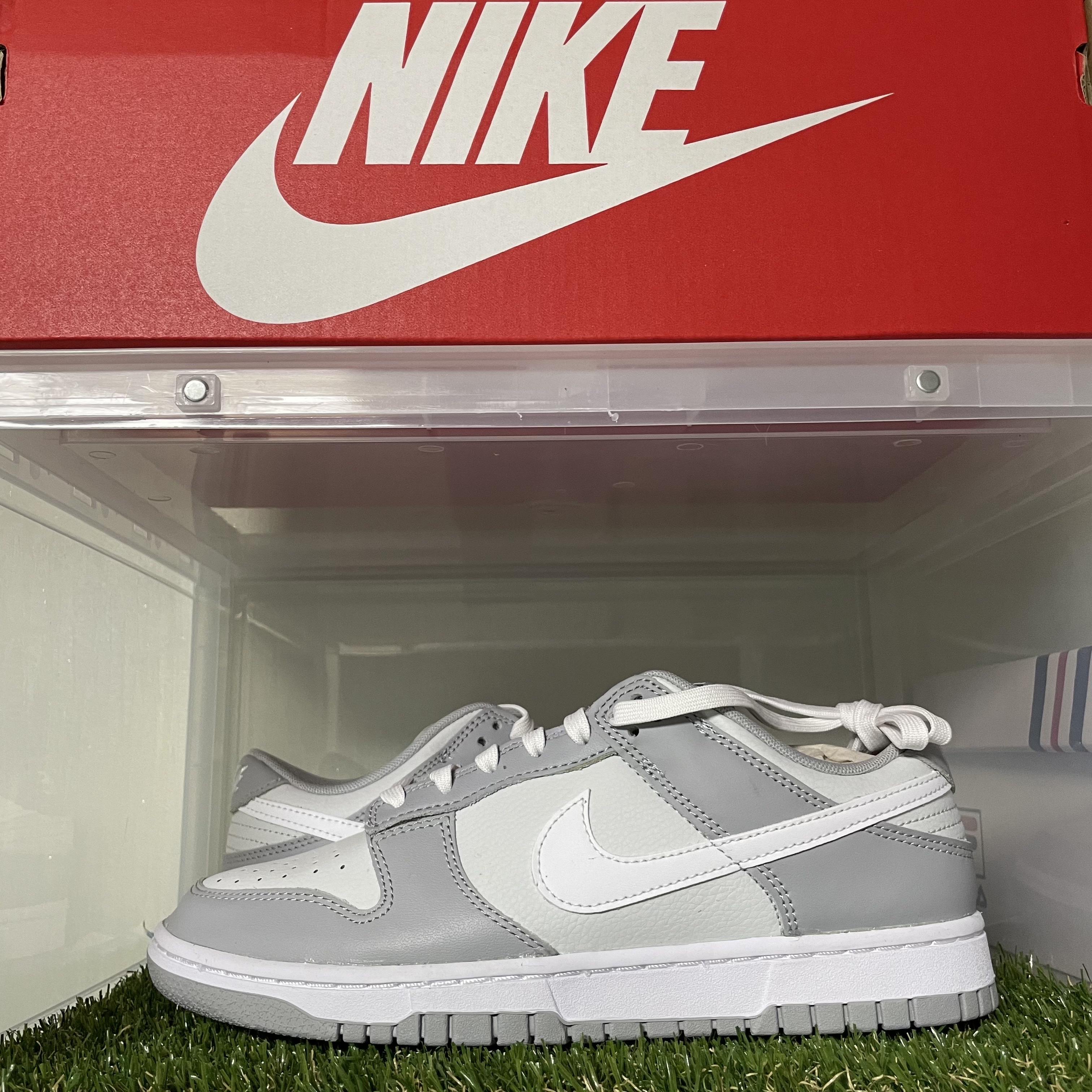 Nike Dunk Low Retro Wolf Grey 착용 스타일