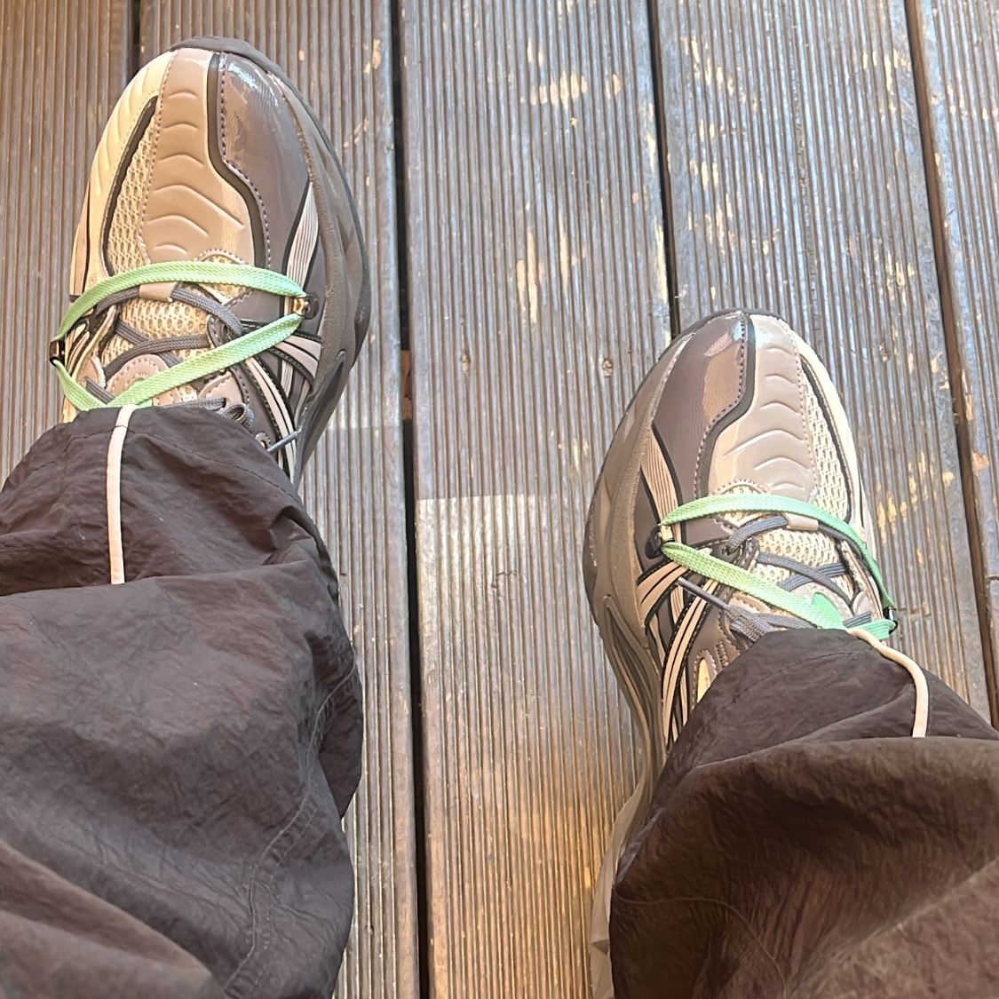 Asics x Andersson Bell HN2-S Protoblast Smoke Grey 착용 스타일 - 1