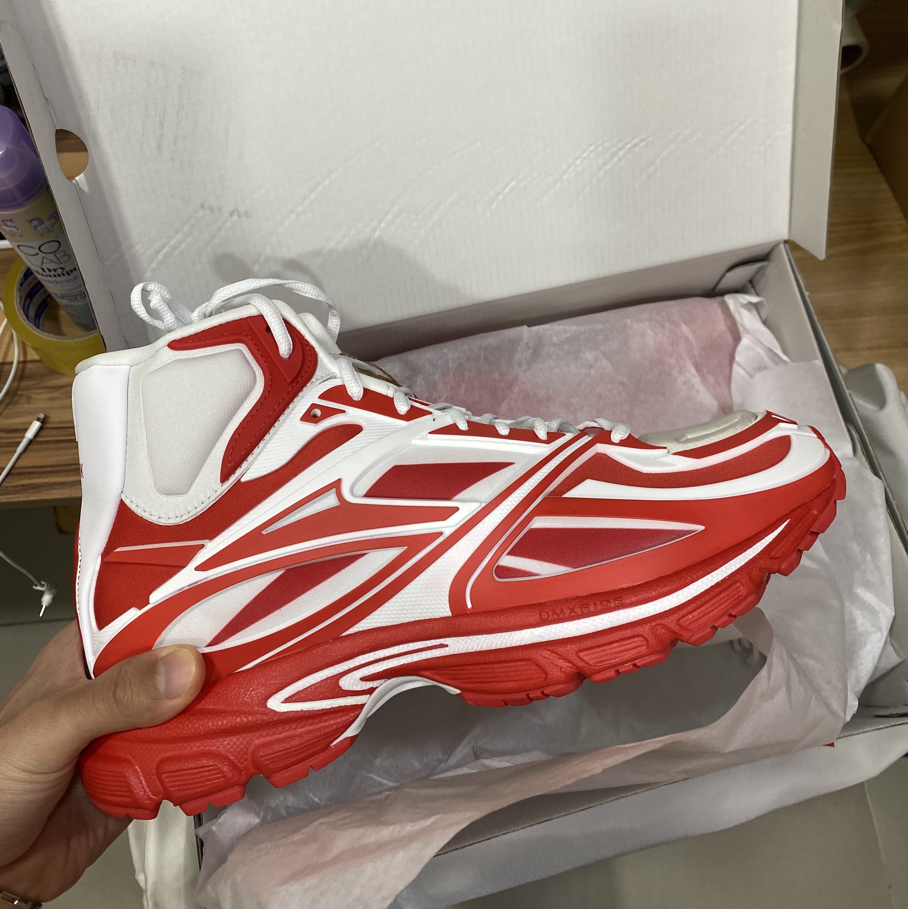 Reebok x Kanghyuk Premier Road Modern Mid White Red 착용 스타일