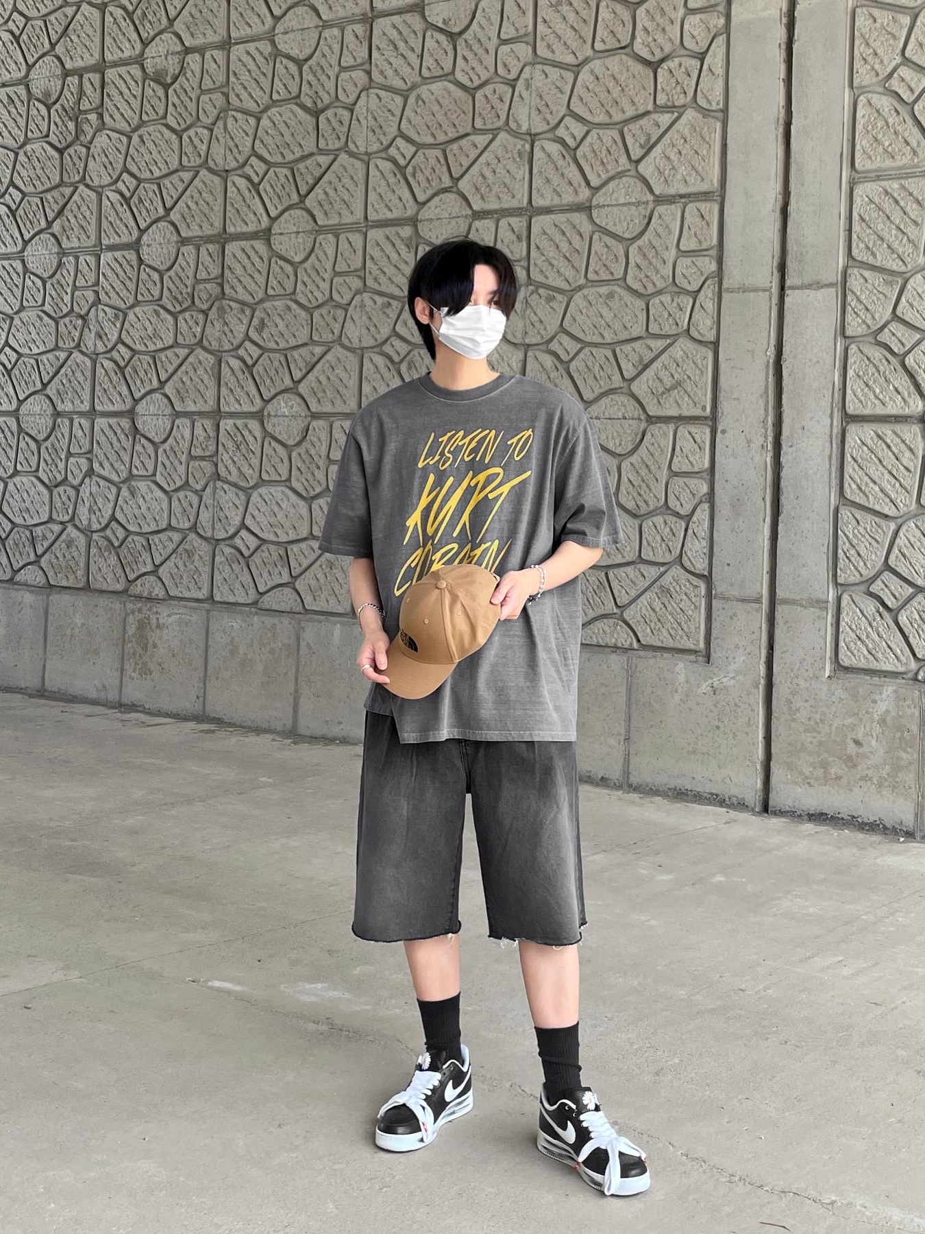 Nike x Peaceminusone Air Force 1 Low Para-Noise 착용 스타일 - 4