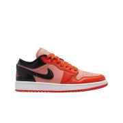 (W) Jordan 1 Low SE Rush Orange Black