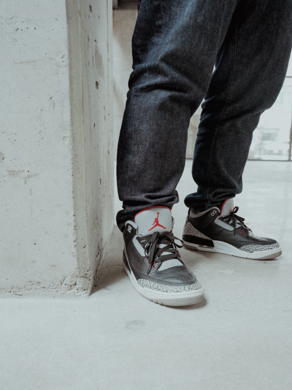 Jordan 3 Retro OG Black Cement 2018 착용 스타일 - 1