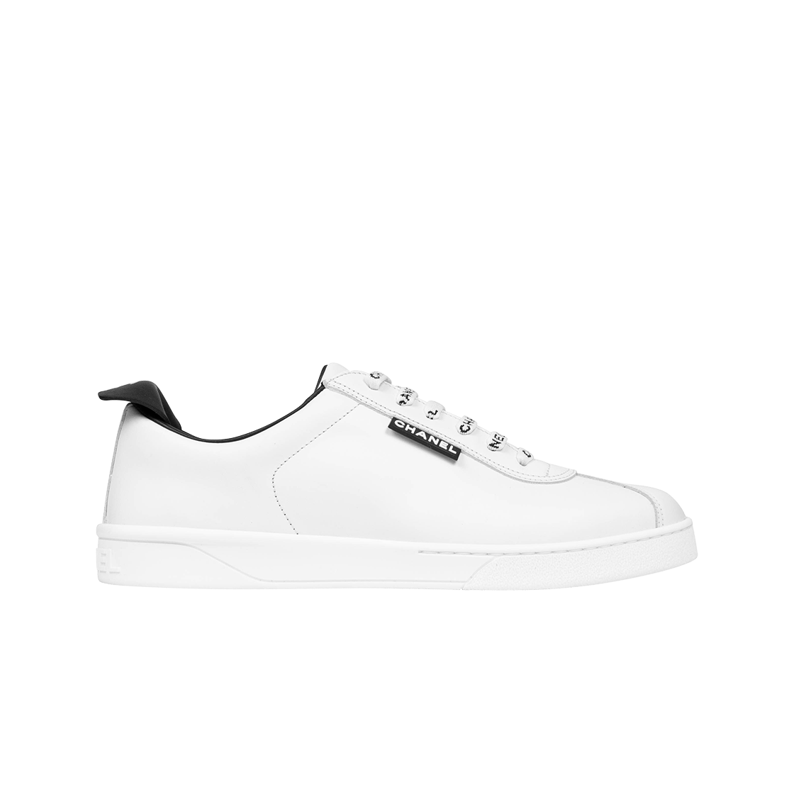 G34085-X51503-10601 (W) Chanel Sneakers Calfskin & White - 대표 이미지 #1