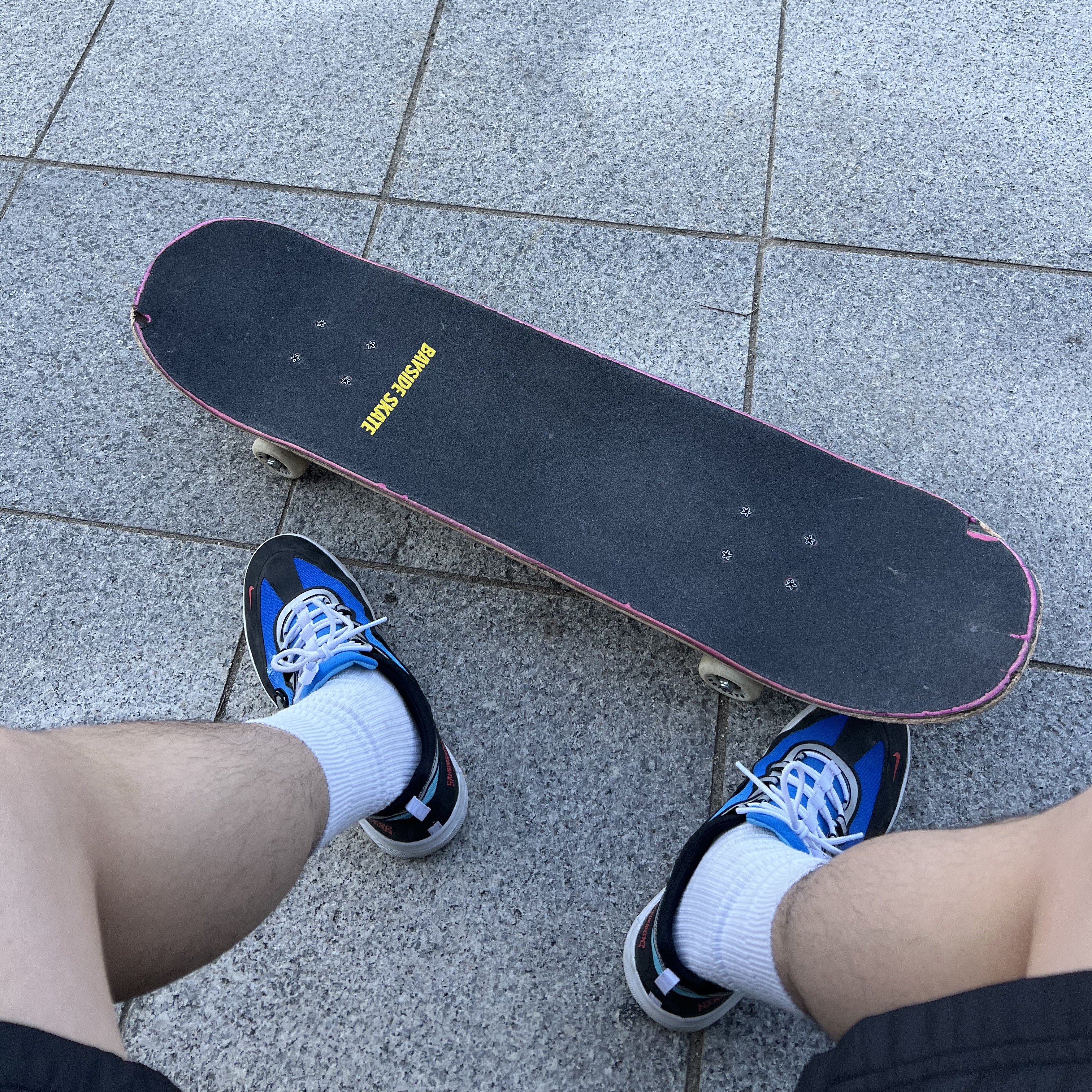 Nike x Samborghini SB Nyjah Free 2 Light Photo Blue 착용 스타일 - 2