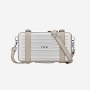 Rimowa x Dior Personal Clutch Aluminium Gray