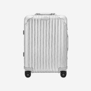 Rimowa x Dior Cabin Suitcase Aluminium Gray Dior Oblique