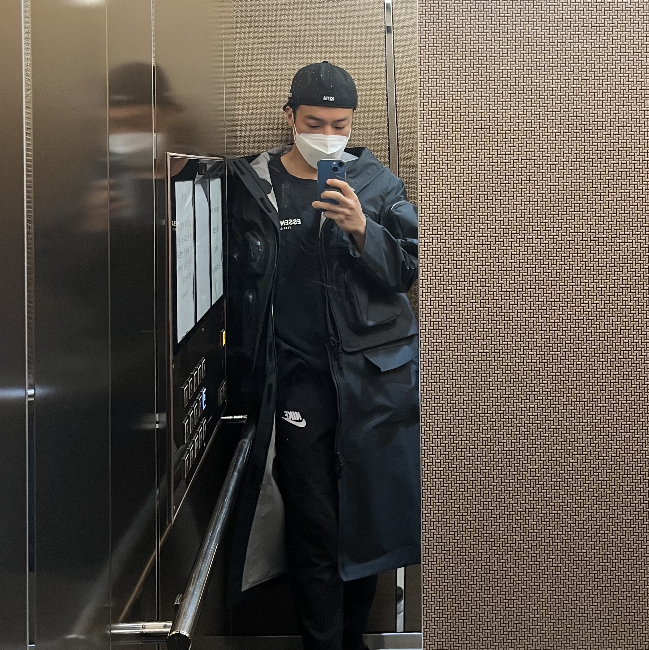 Nike x Undercover NRG Parka Black - US/EU 착용 스타일