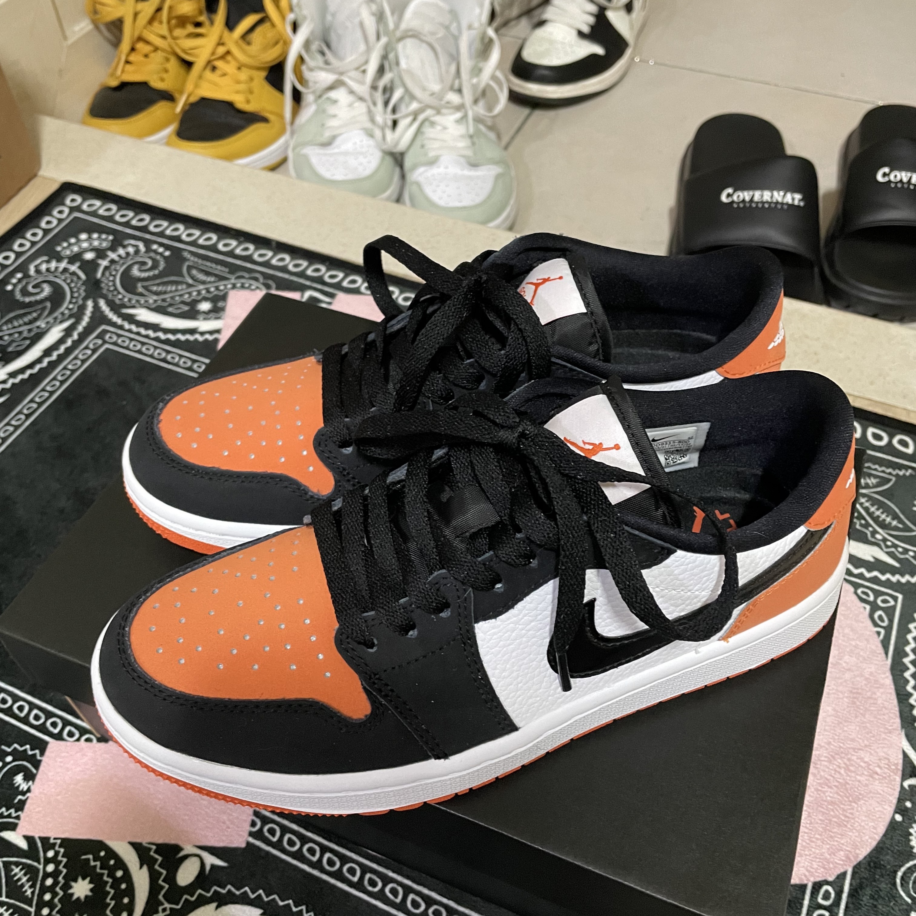 Jordan 1 Low Golf Starfish 착용 스타일 - 1