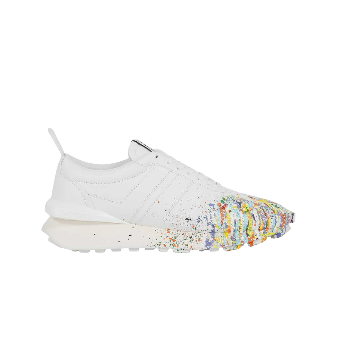 갤러리 디파트먼트 x 랑방 페인티드 범퍼 스니커즈 화이트(Gallery Dept. x Lanvin Painted Bumper Sneakers White)