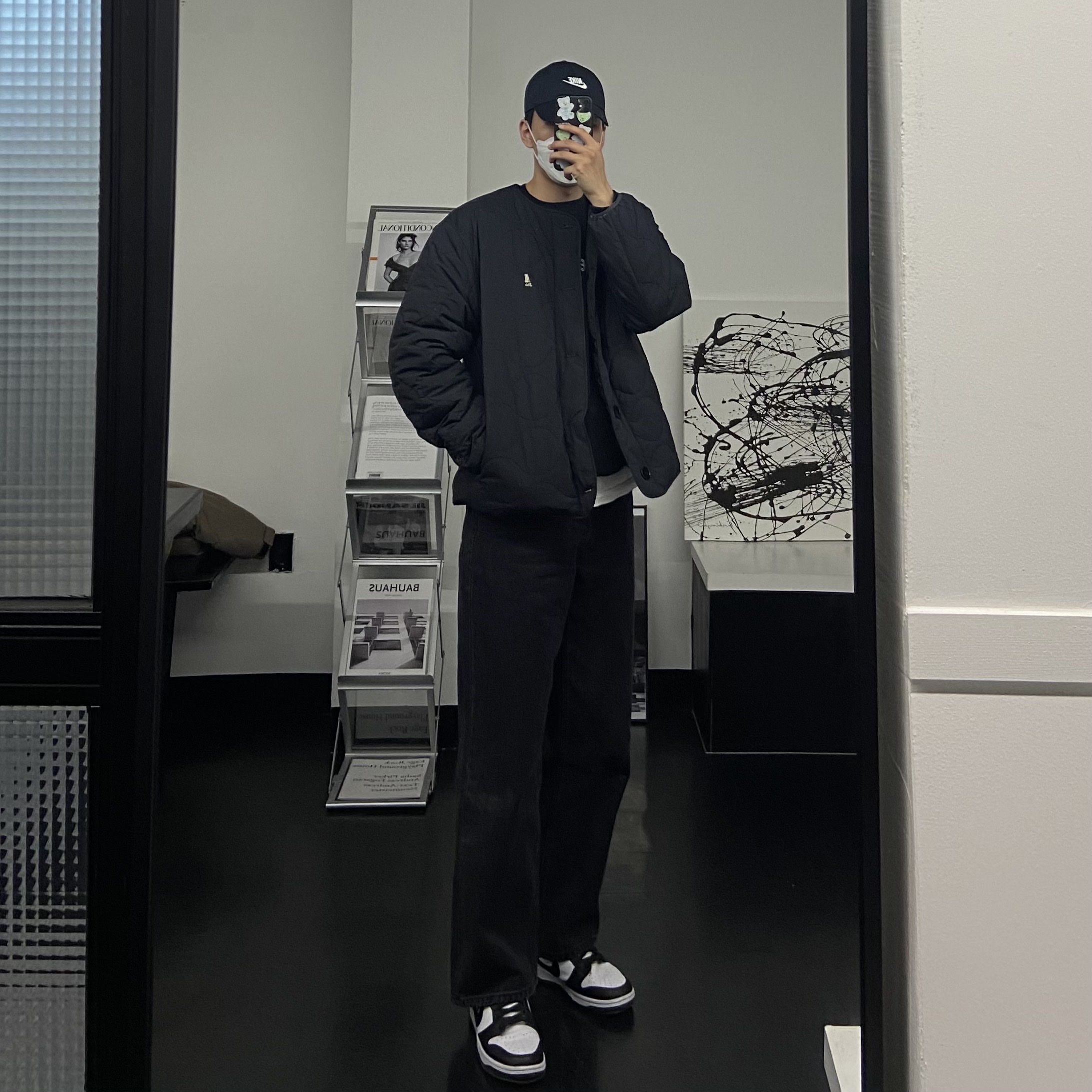 Nike Dunk Low Retro Black 착용 스타일