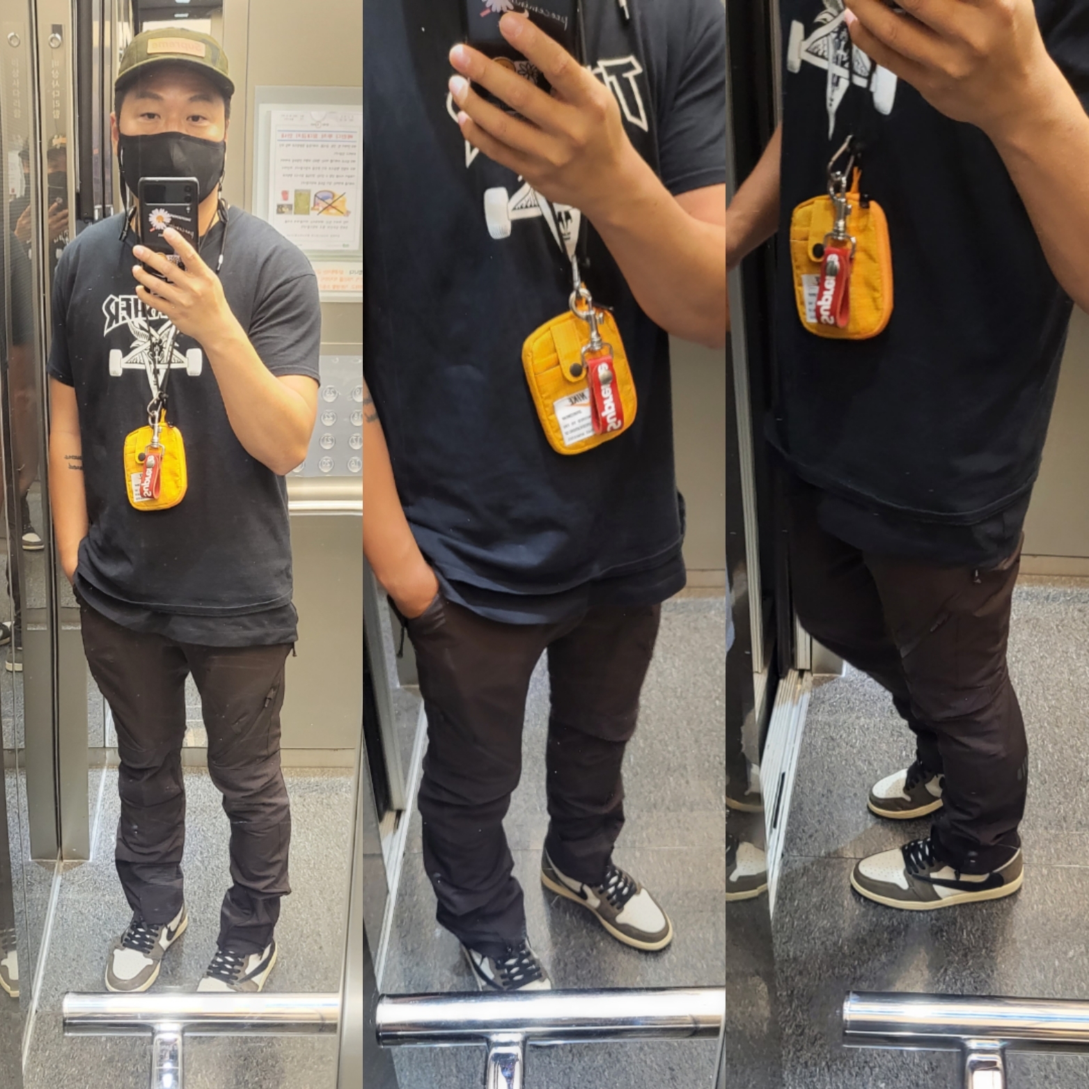 Nike x Travis Scott NRG BH Pants Velvet Brown - Asia 착용 스타일