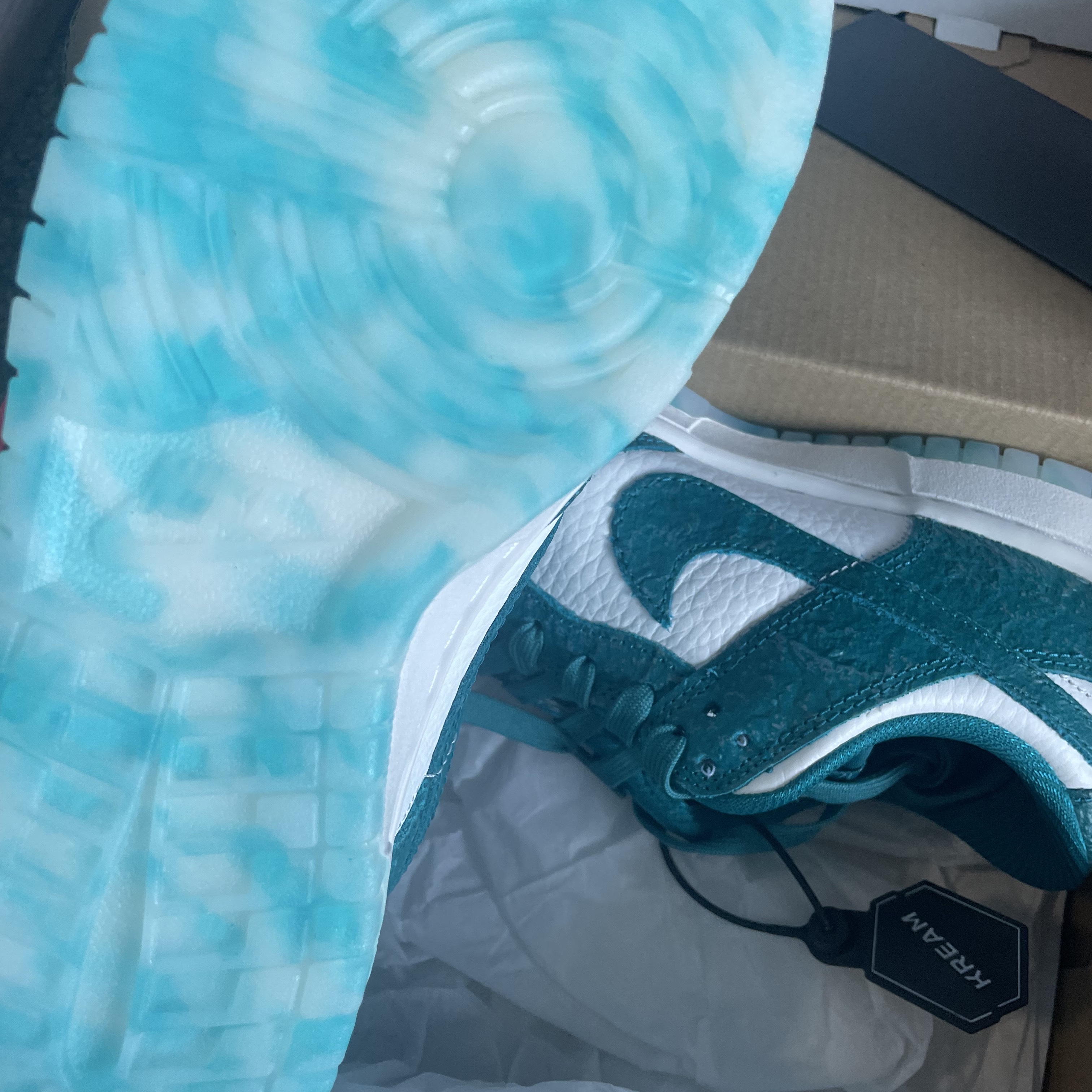 (W) Nike Dunk Low Ocean 착용 스타일 - 2