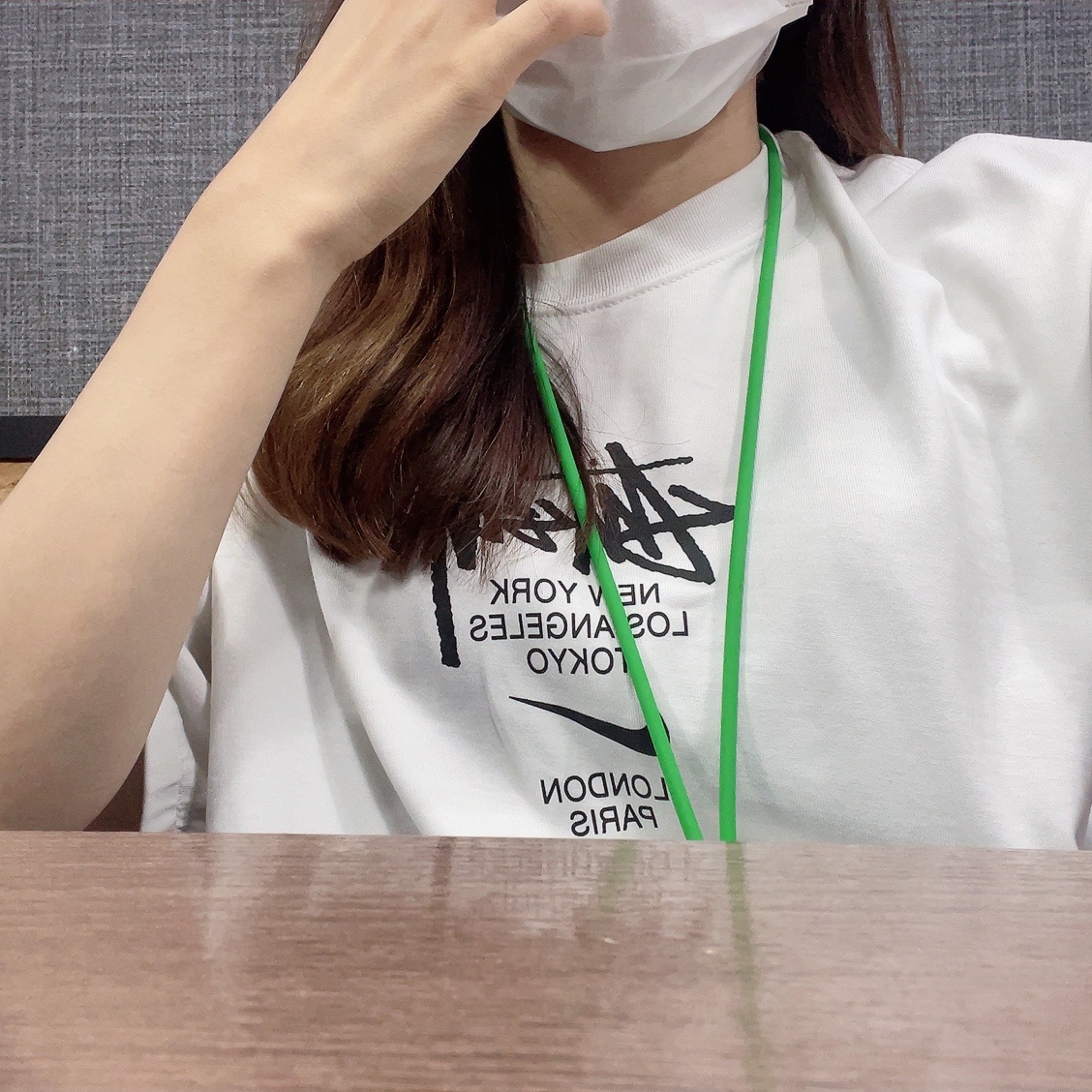 Nike x Stussy WT T-Shirt White - Asia 착용 스타일