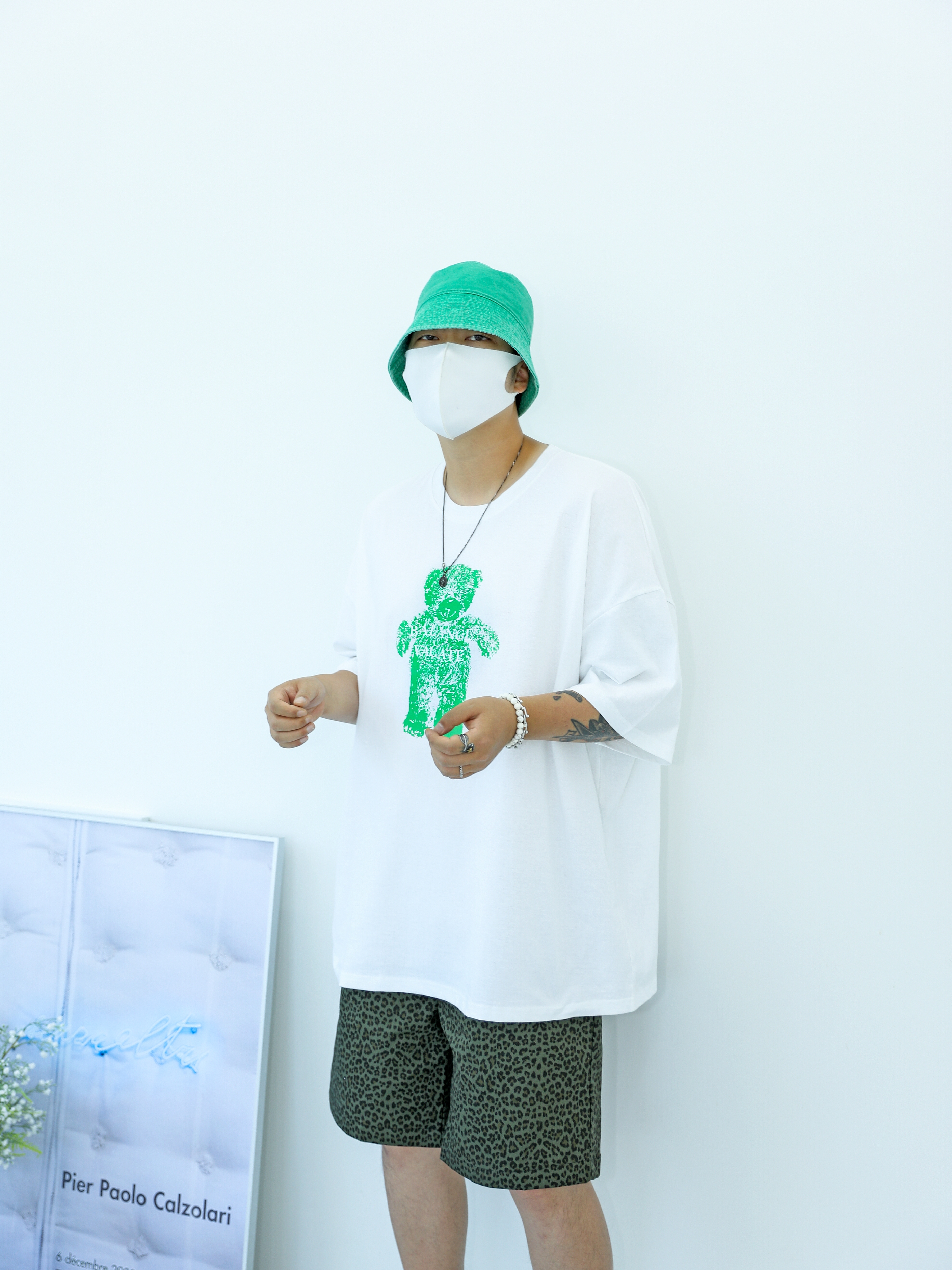 Nike x Supreme SB Dunk Low Mean Green 착용 스타일 - 2