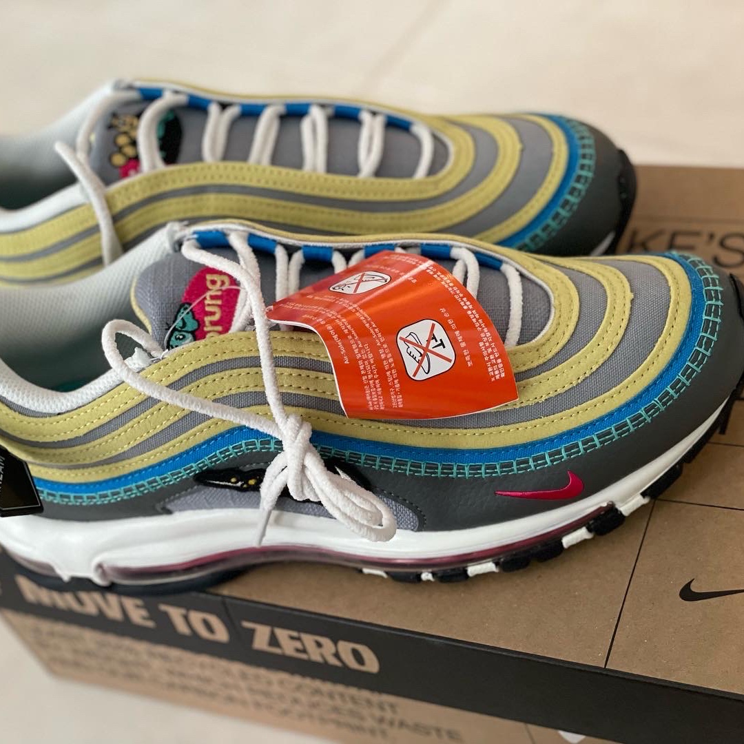 Nike Air Max 97 SE Air Sprung Iron Grey 착용 스타일 - 1