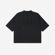Yeezy Gap Engineered By Balenciaga Dove 3/4 Sleeve T-Shirt Washed Black