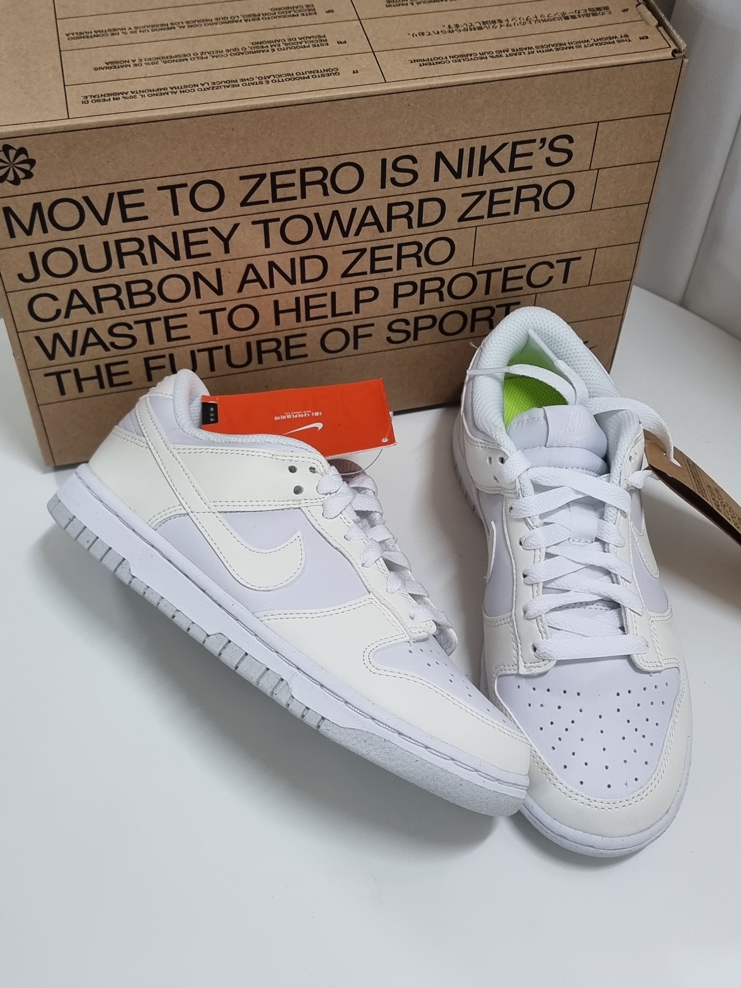 (W) Nike Dunk Low Next Nature Sail 착용 스타일 - 4