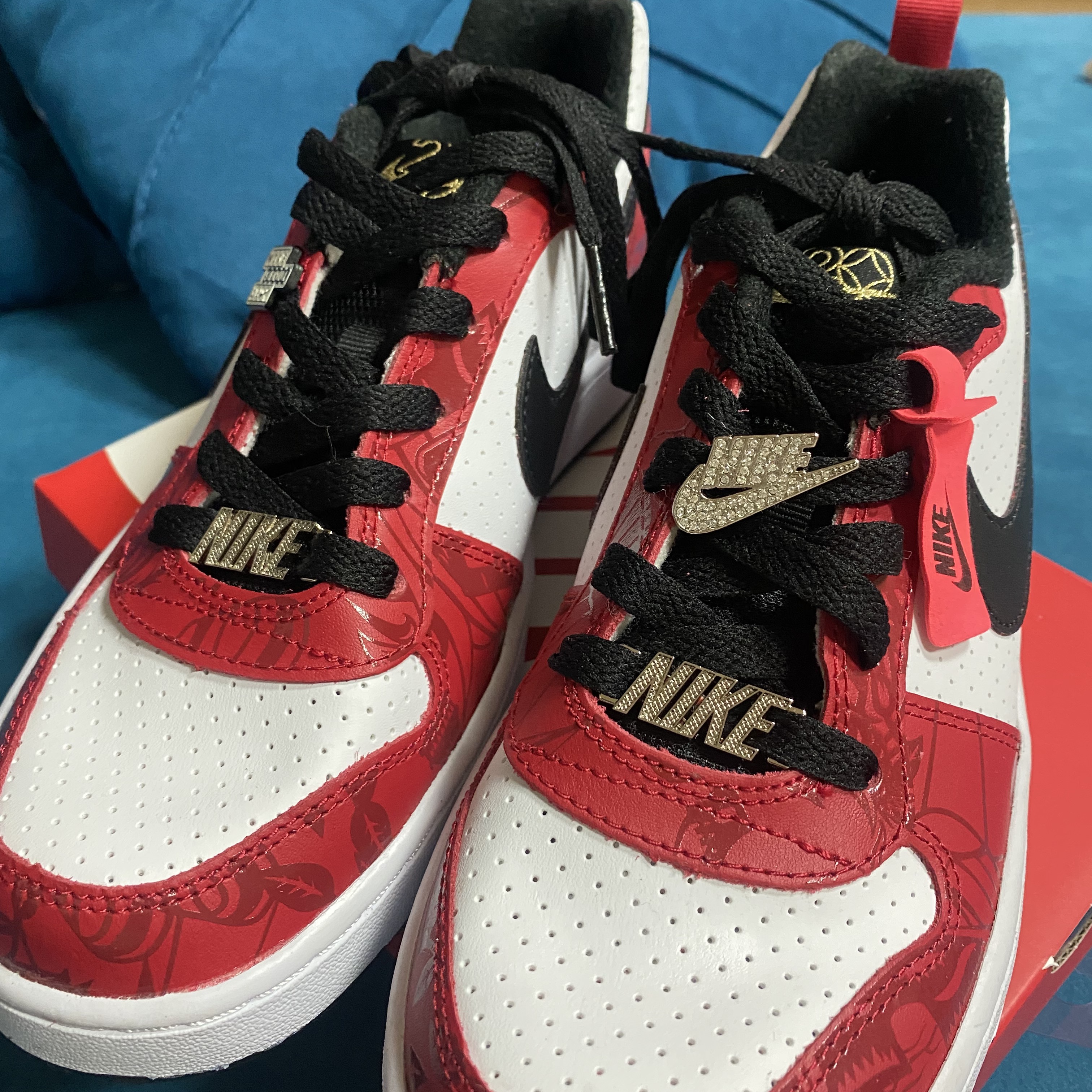 (GS) Nike Court Borough Low Year of the Rat 착용 스타일 - 1