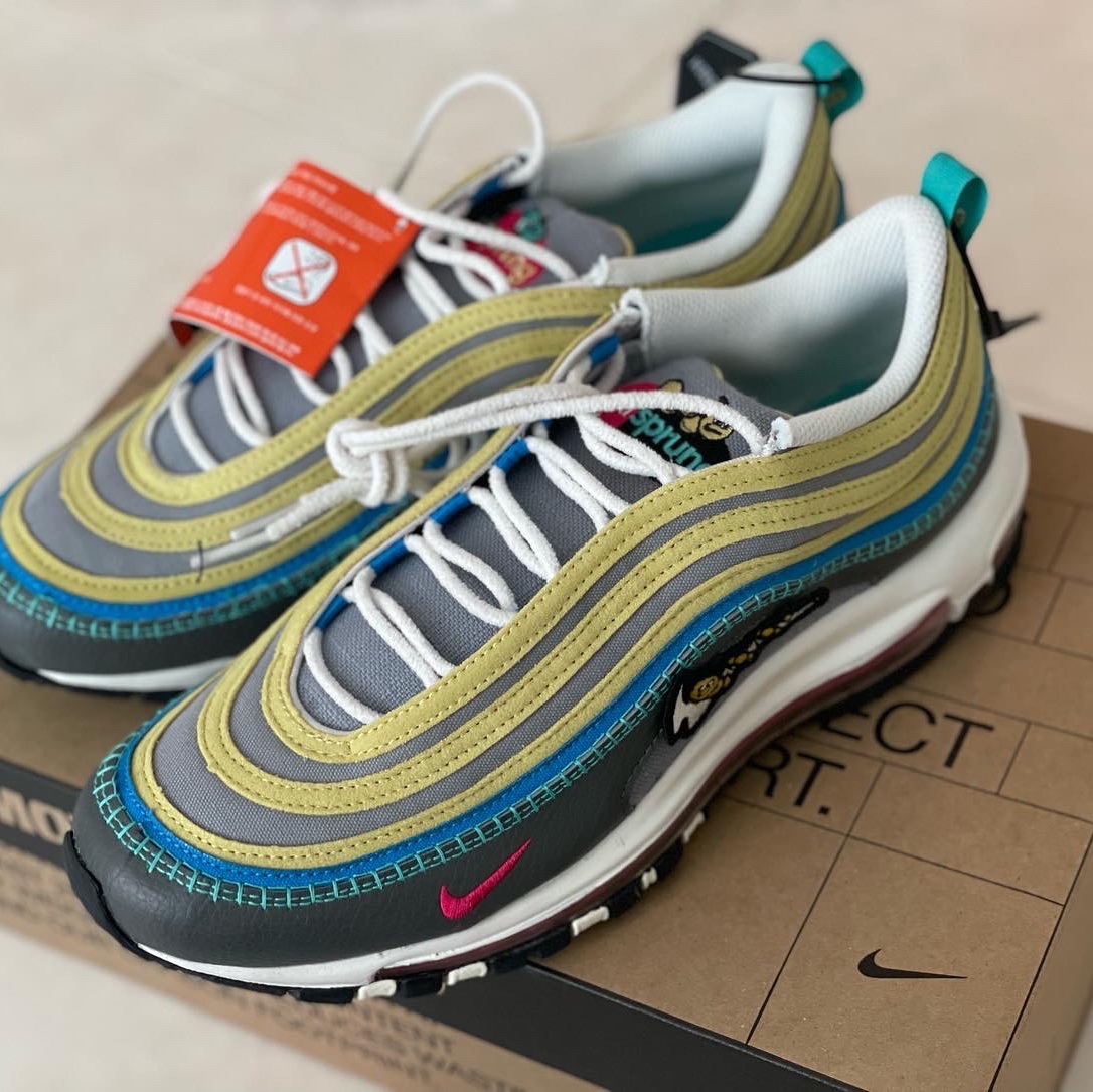 Nike Air Max 97 SE Air Sprung Iron Grey 착용 스타일 - 2