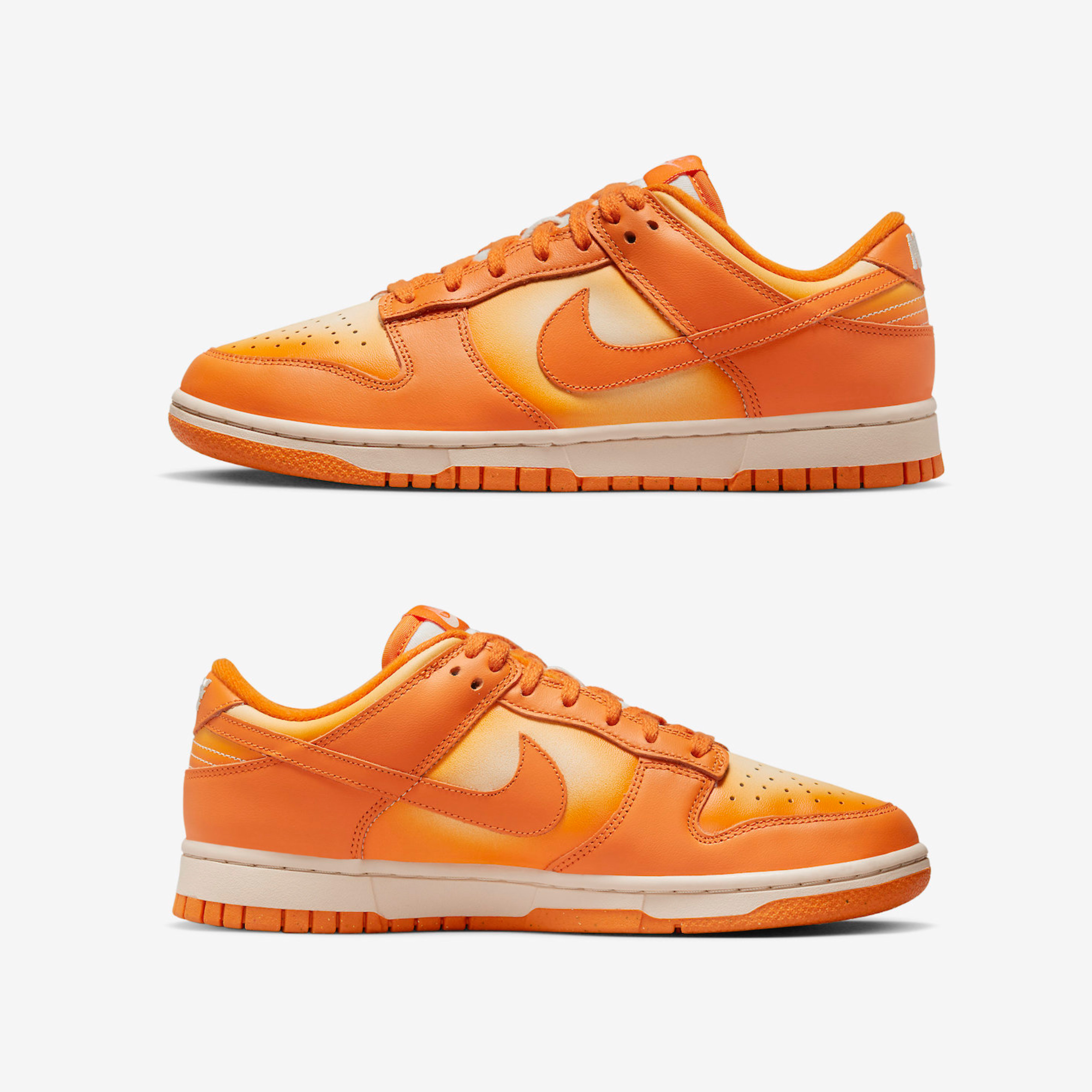 (W) Nike Dunk Low Magma Orange 착용 스타일 - 3