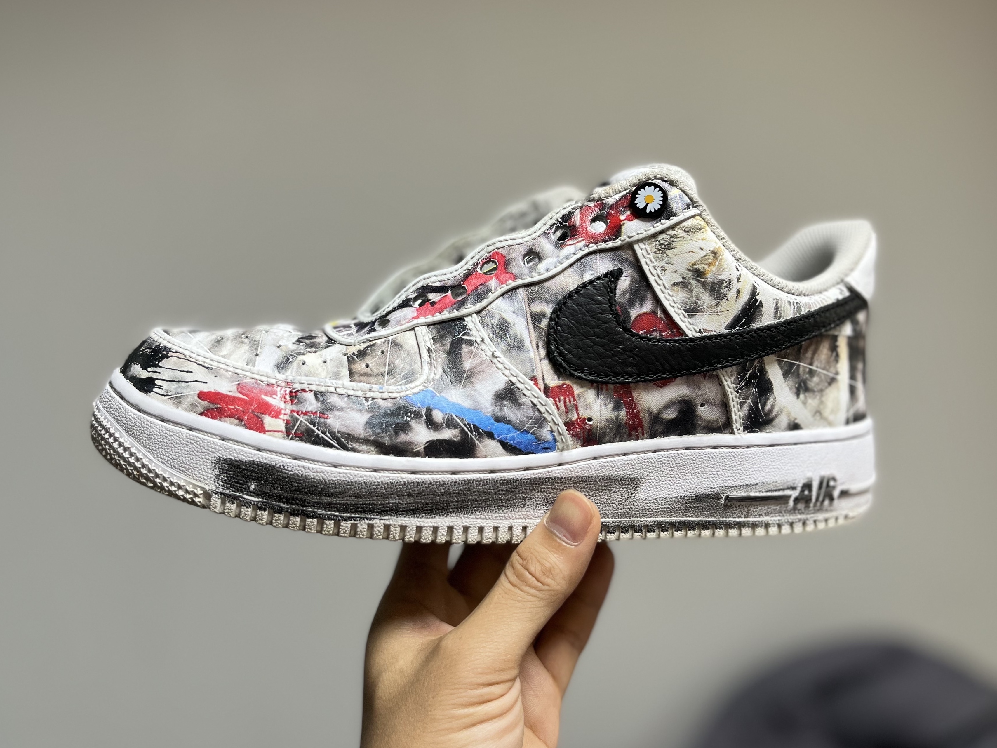 Nike x Peaceminusone Air Force 1 Low Para-Noise 2.0 착용 스타일