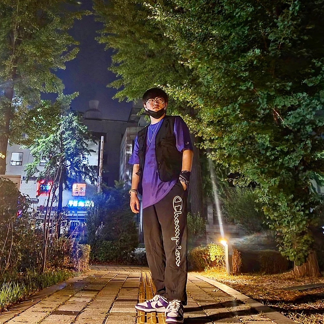 Nike Dunk Low Retro Championship Court Purple 착용 스타일 - 1
