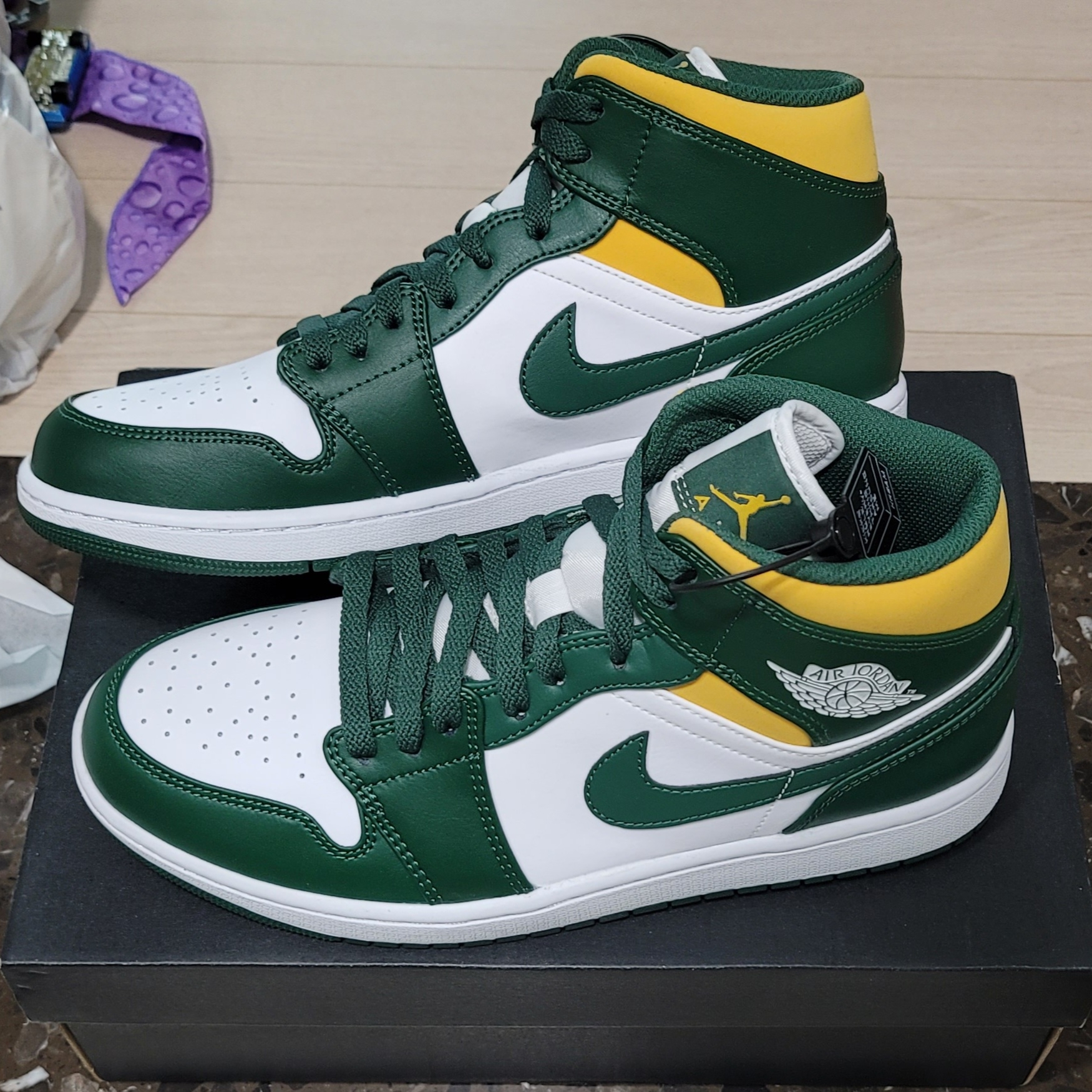 Jordan 1 Mid Sonics 2021 착용 스타일