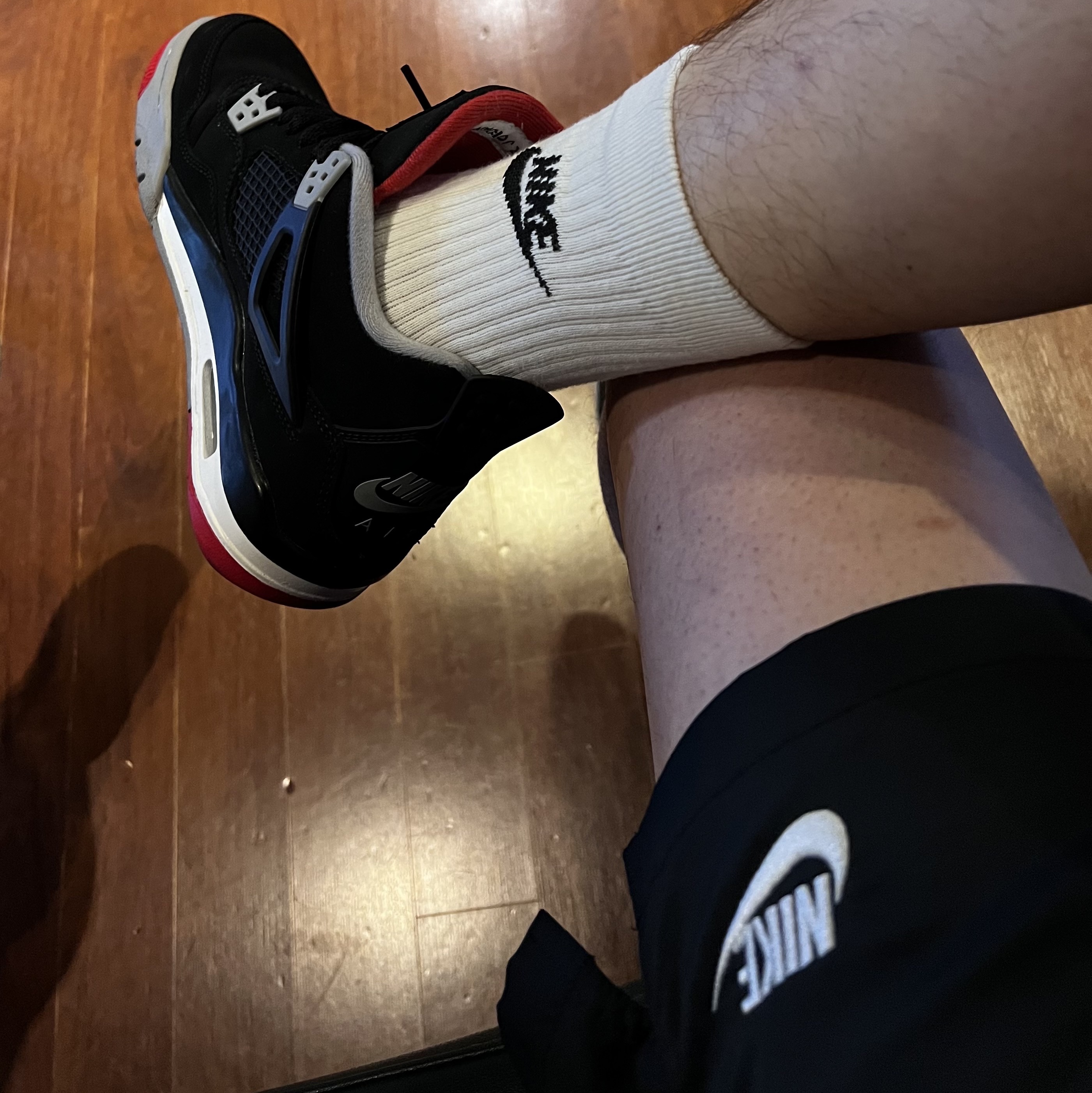Jordan 4 Retro Bred 2019, (GS) Jordan 4 Retro Bred 2019 착용 스타일