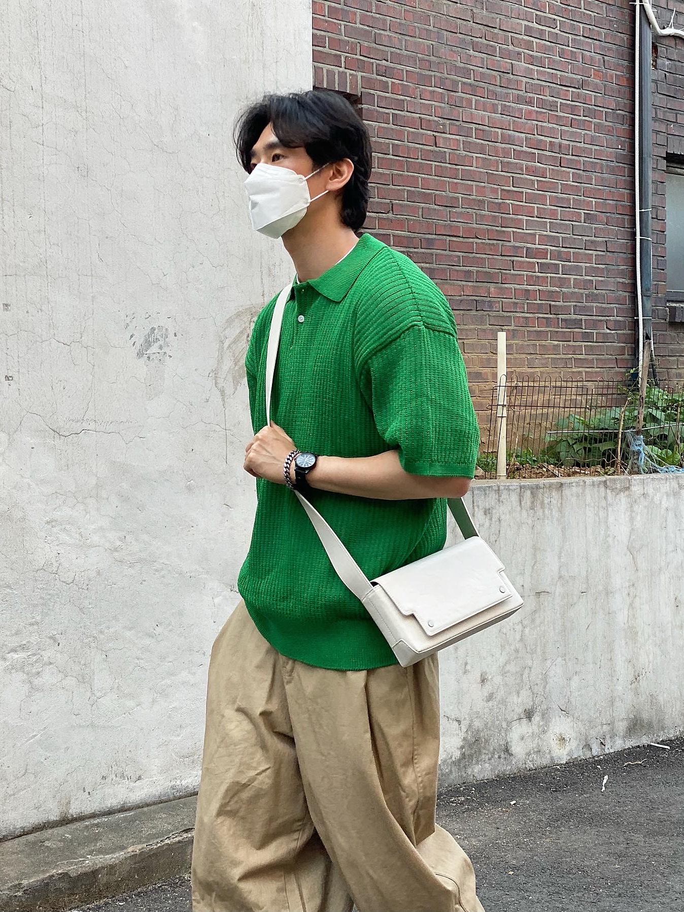 Nike x Peaceminusone Kwondo1 White 착용 스타일 - 4