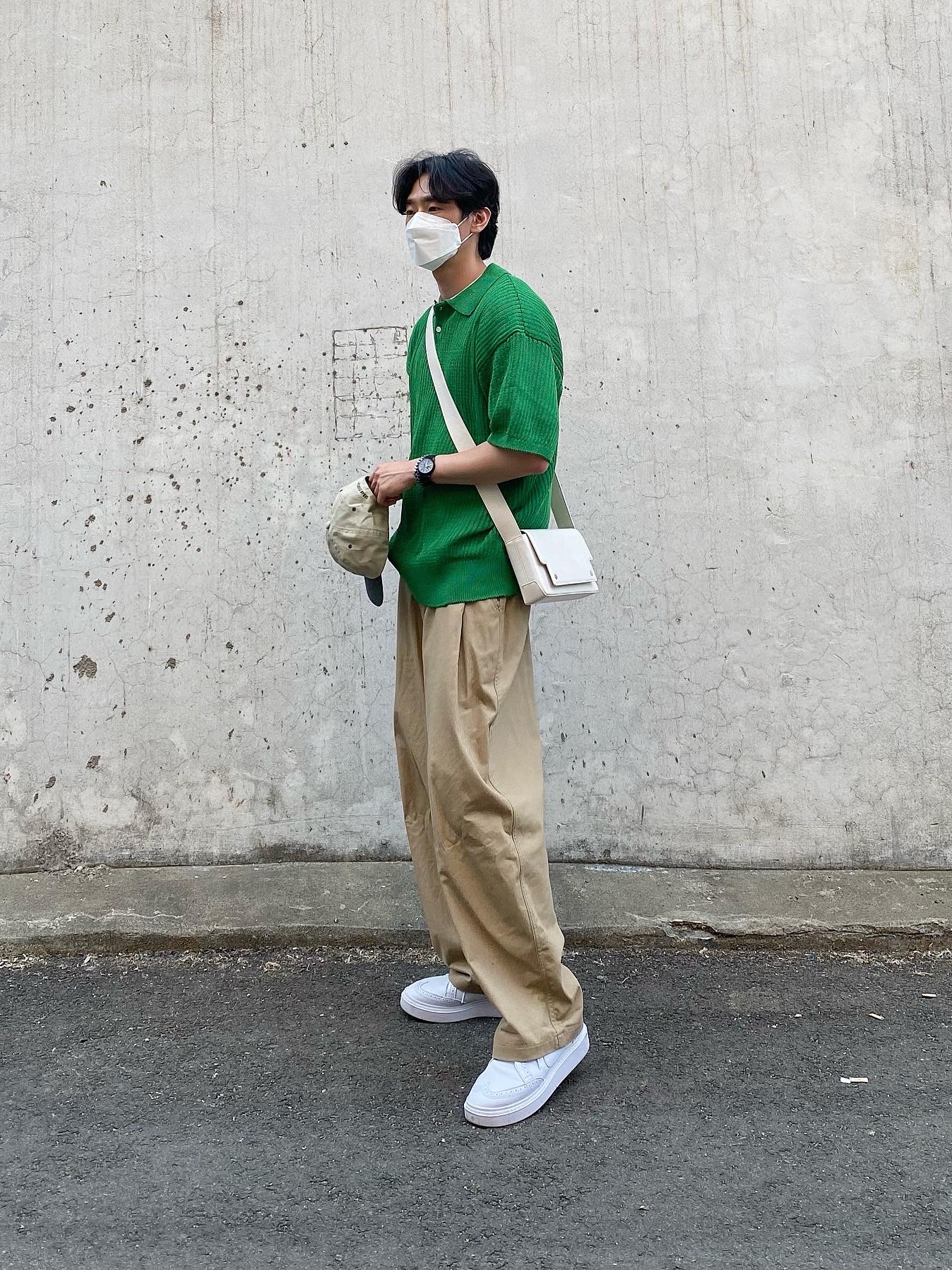 Nike x Peaceminusone Kwondo1 White 착용 스타일 - 2