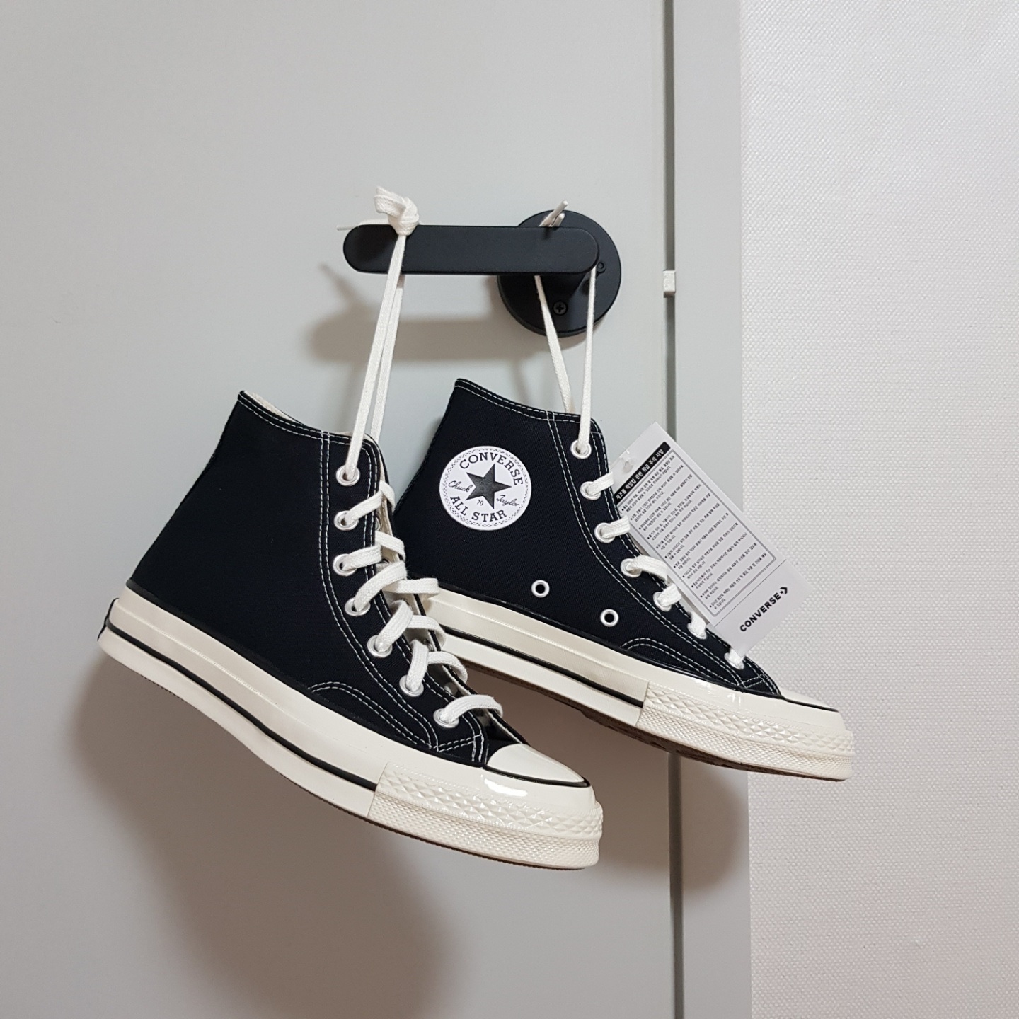 Converse Chuck 70 Hi Black 착용 스타일