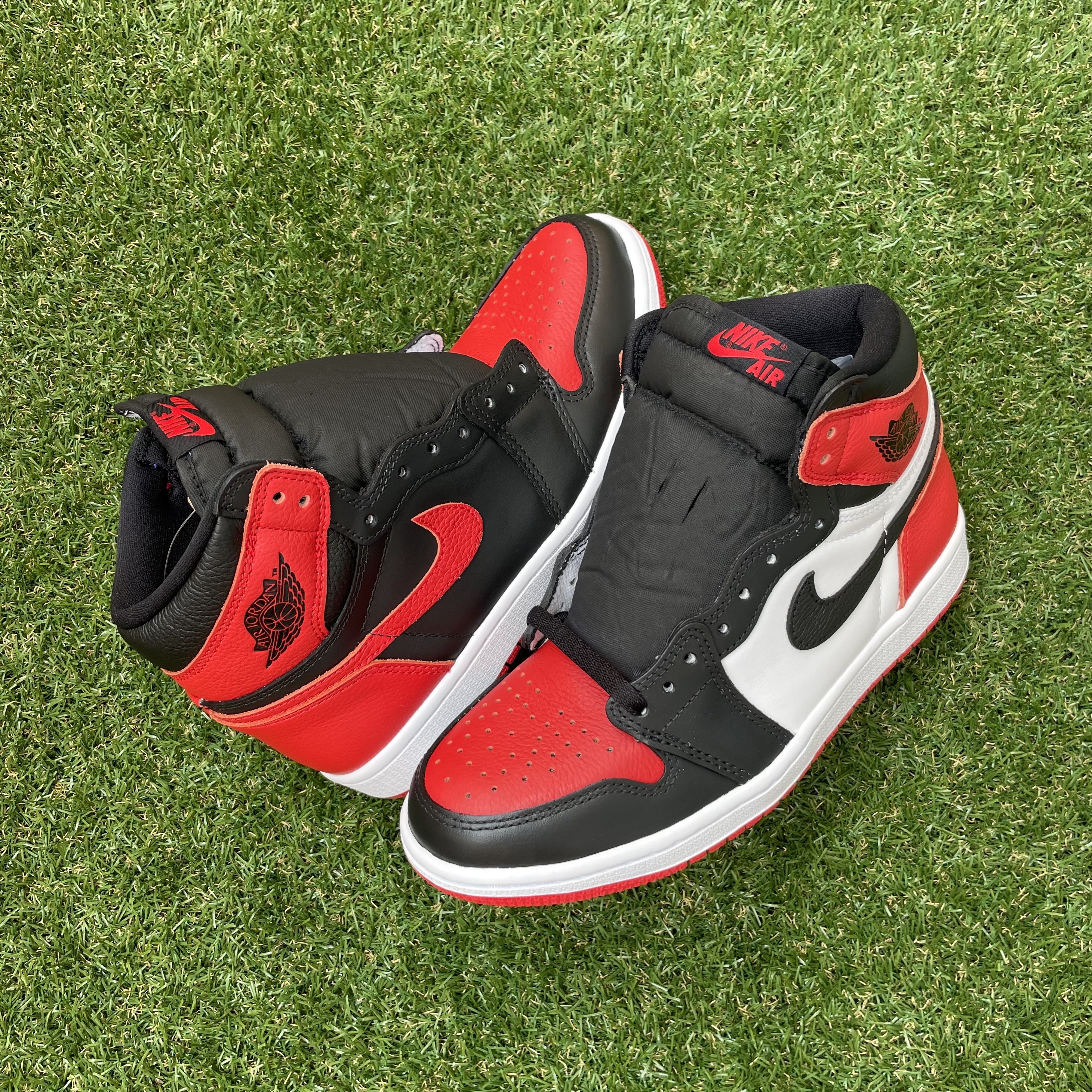 Jordan 1 Retro High OG Heritage, Jordan 1 Retro High OG Bred Banned 2016 착용 스타일 - 1