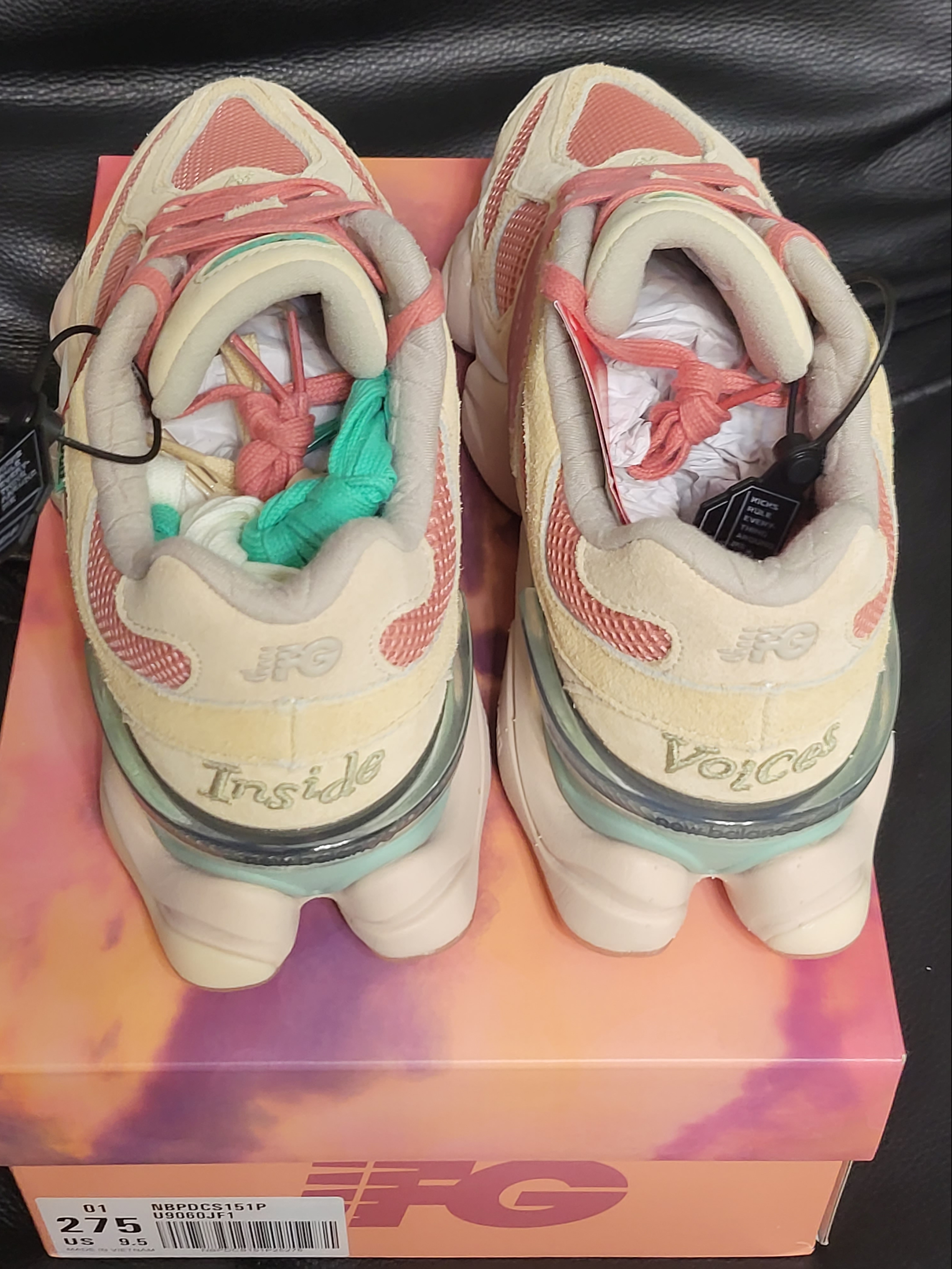 New Balance x Joe Freshgoods 9060 Inside Voices Penny Cookie Pink 착용 스타일 - 3