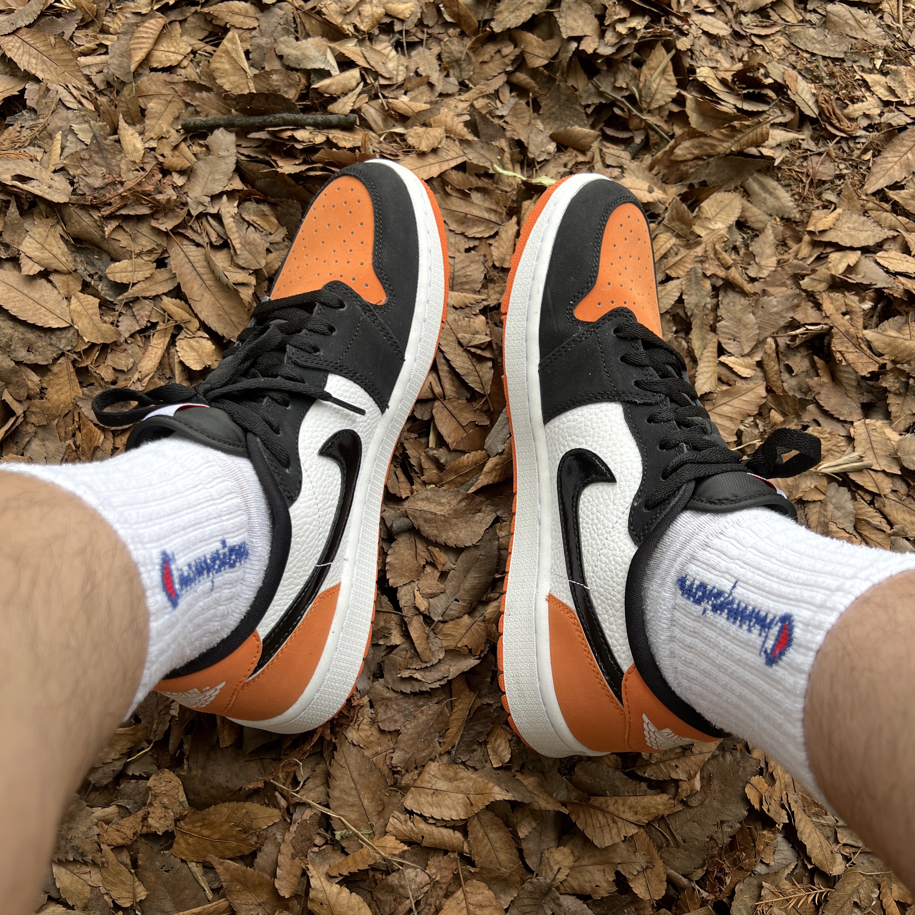 Jordan 1 Low Golf Starfish 착용 스타일