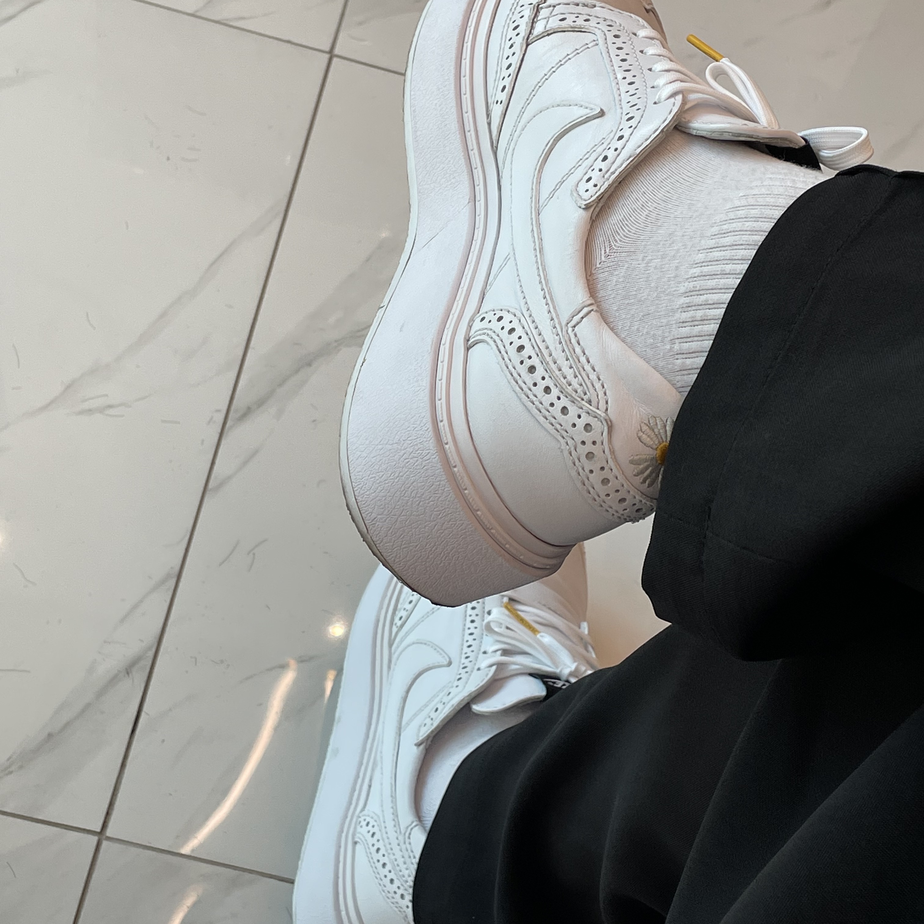 Nike x Peaceminusone Kwondo1 White 착용 스타일