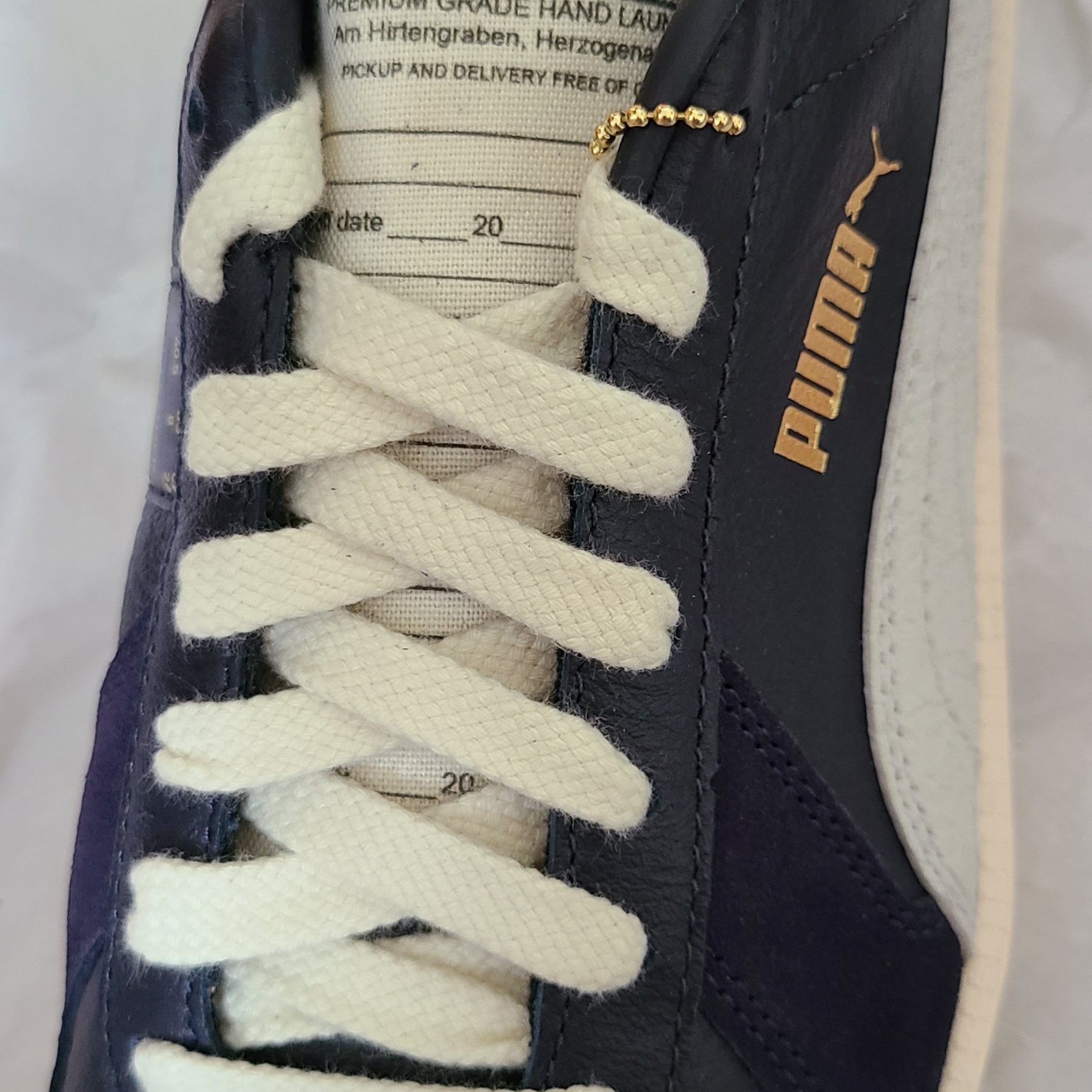 Puma Army Trainer RDL LB Navy White 착용 스타일 - 1
