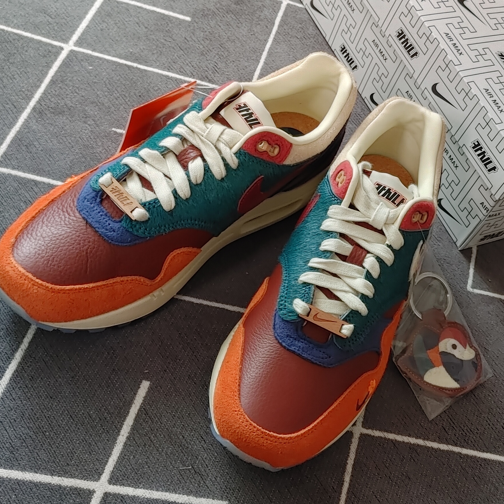 Nike x Kasina Air Max 1 SP Won-Ang Orange 착용 스타일 - 2