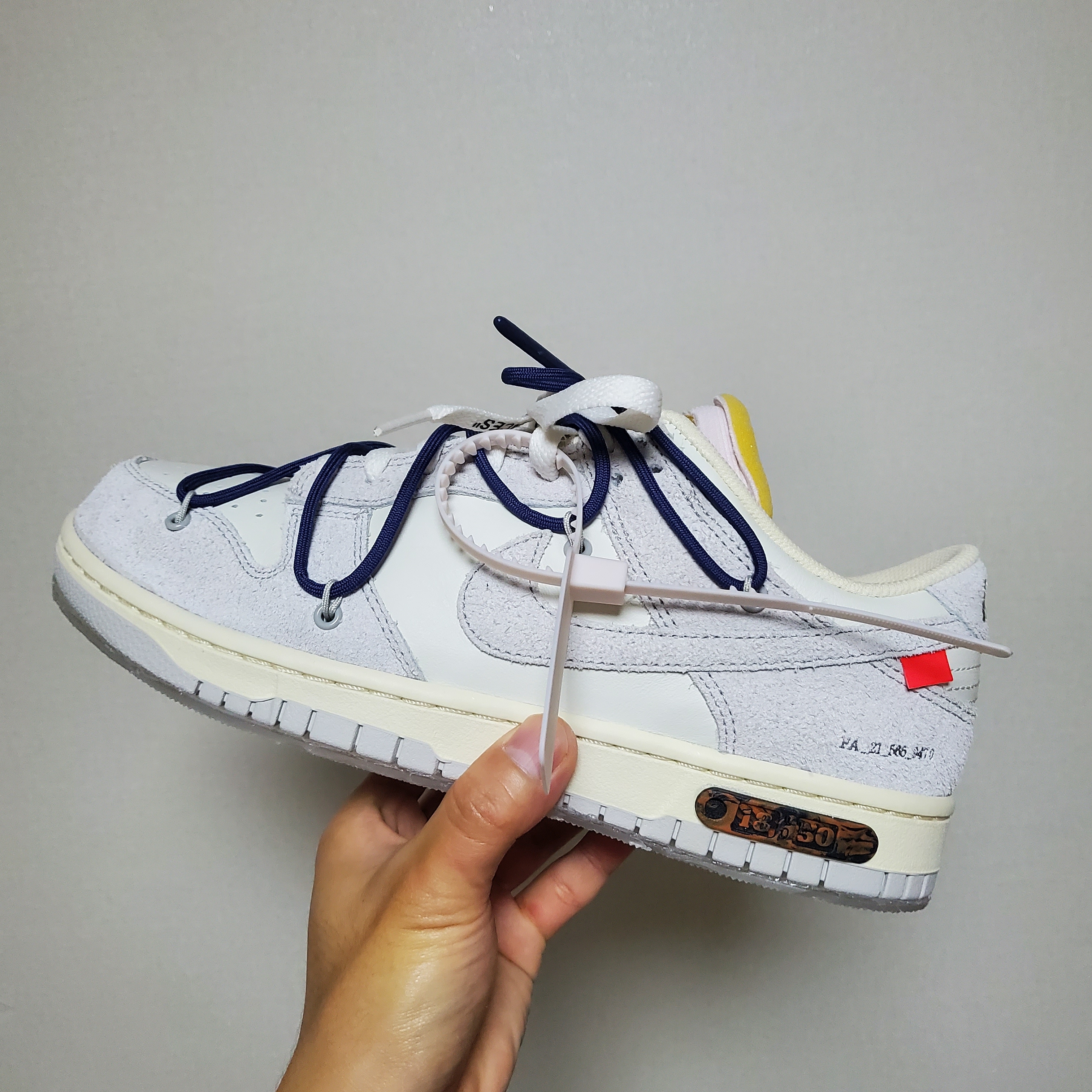 Nike x Off-White Dunk Low The 50 - Lot 18 착용 스타일 - 1