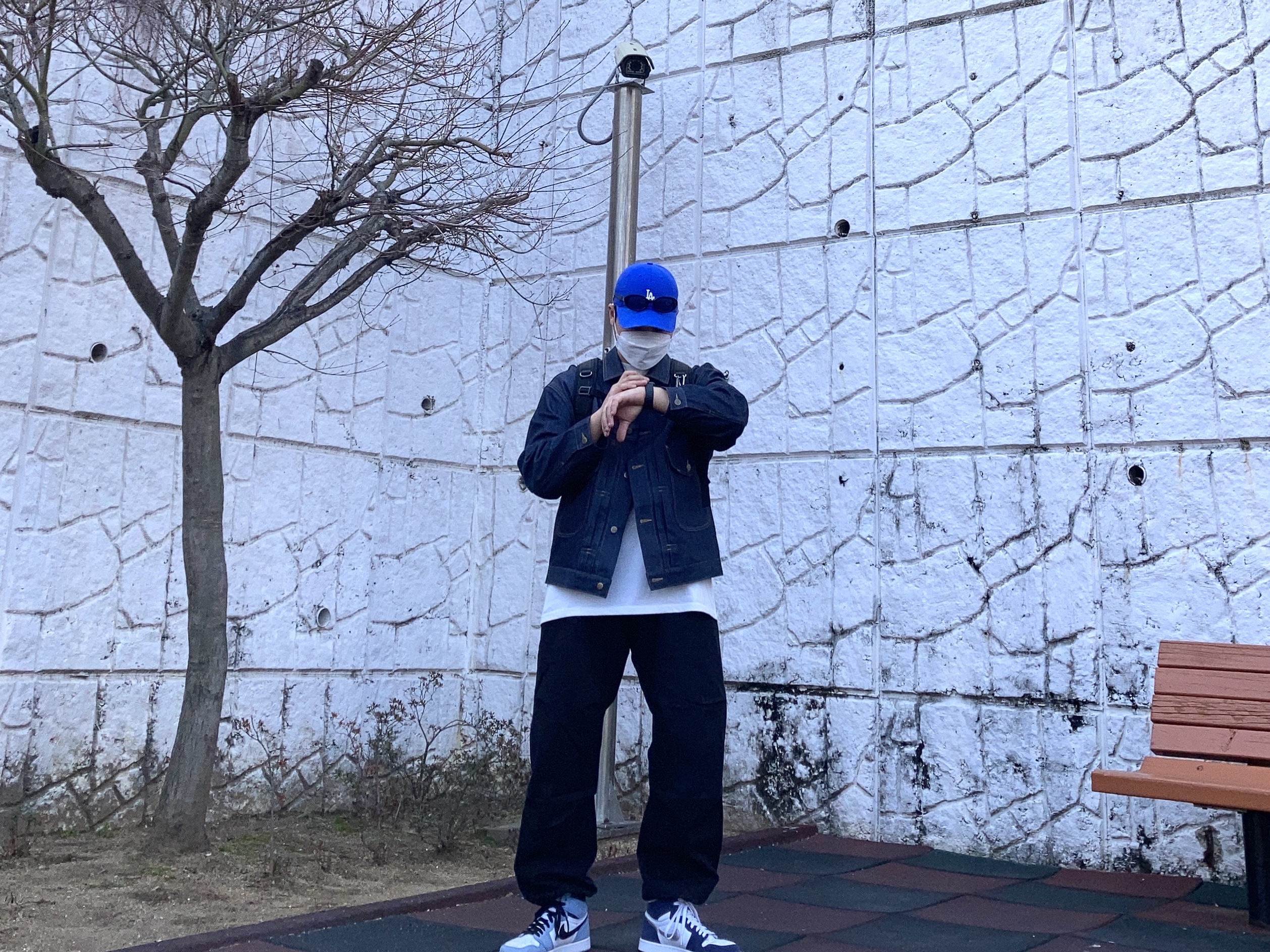 Jordan 1 Retro High OG University Blue, Jordan 1 Retro High OG CO.JP Midnight Navy 착용 스타일 - 3