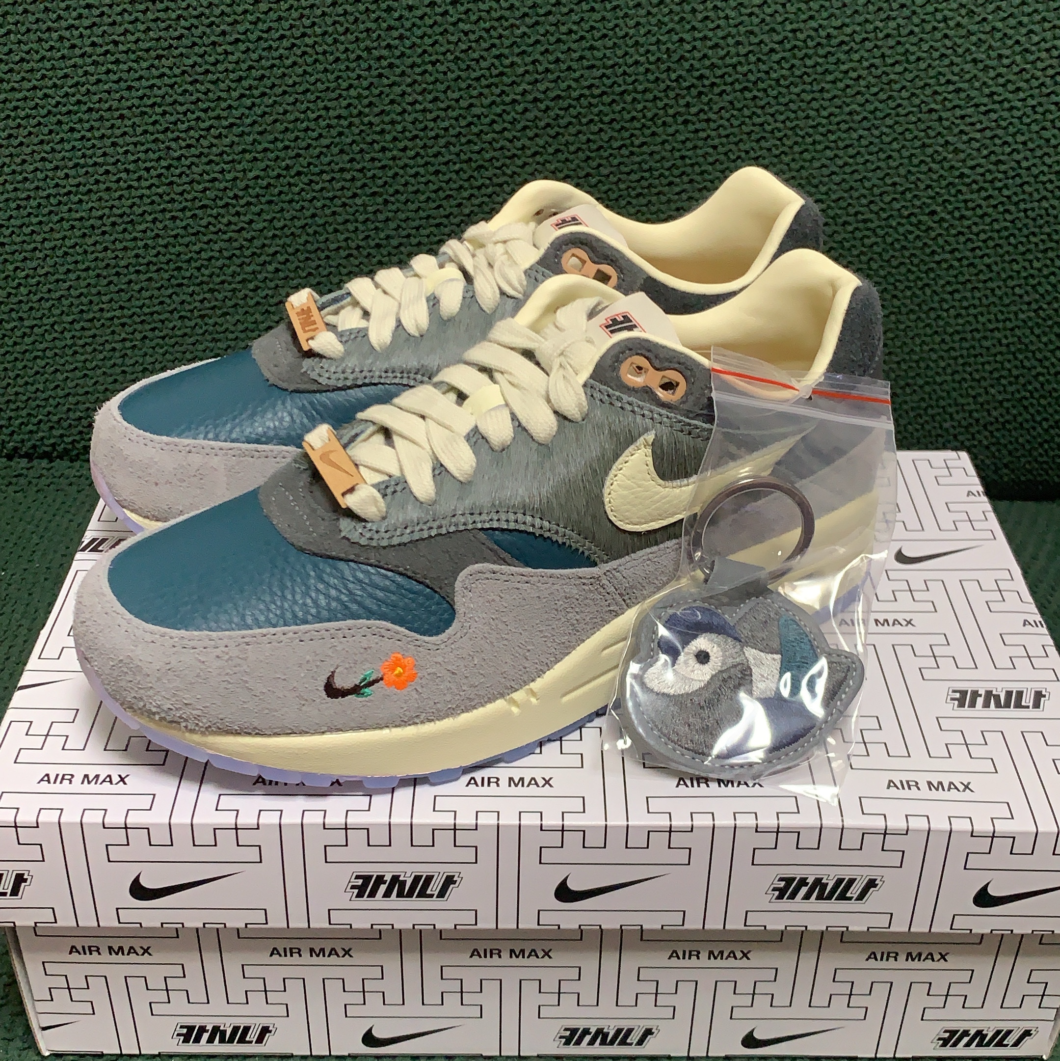 Nike x Kasina Air Max 1 SP Won-Ang Particle Grey 착용 스타일 - 4