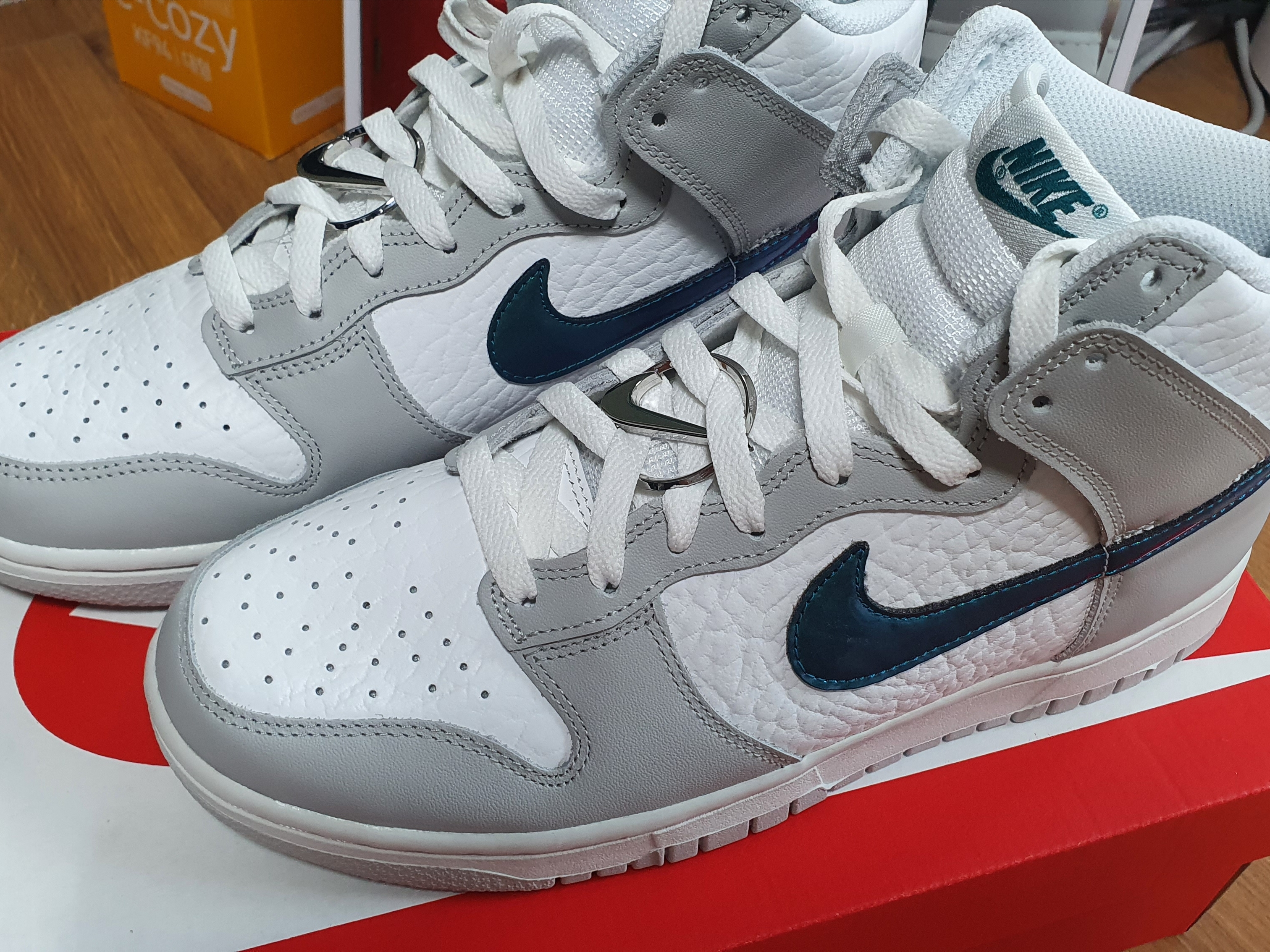 (W) Nike Dunk High Ring Bling 착용 스타일