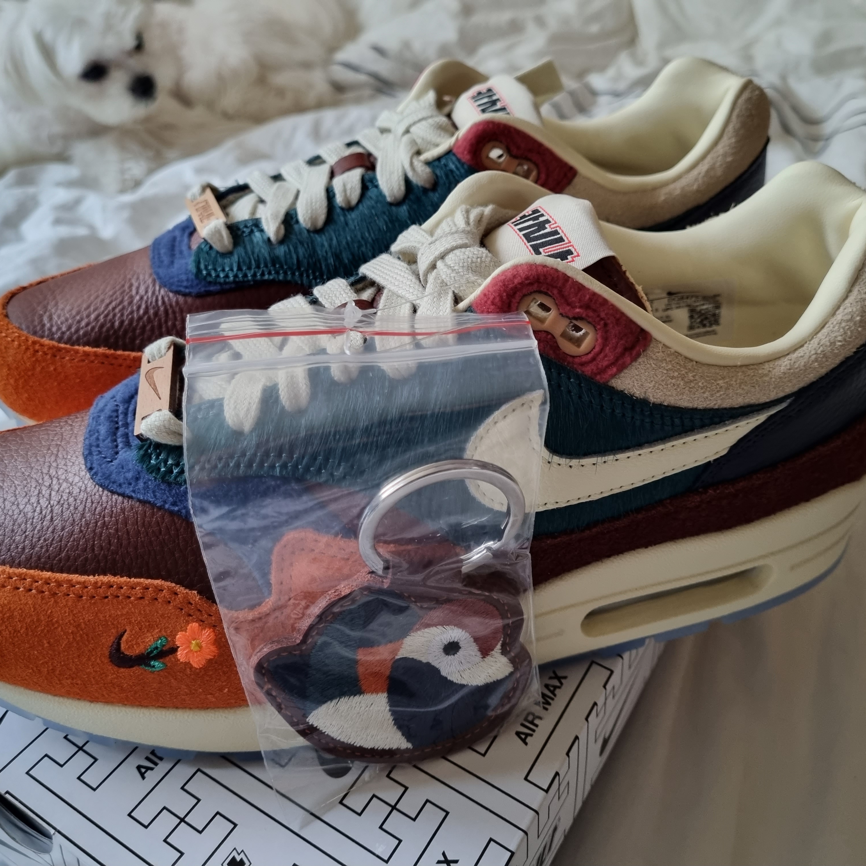Nike x Kasina Air Max 1 SP Won-Ang Orange 착용 스타일 - 1
