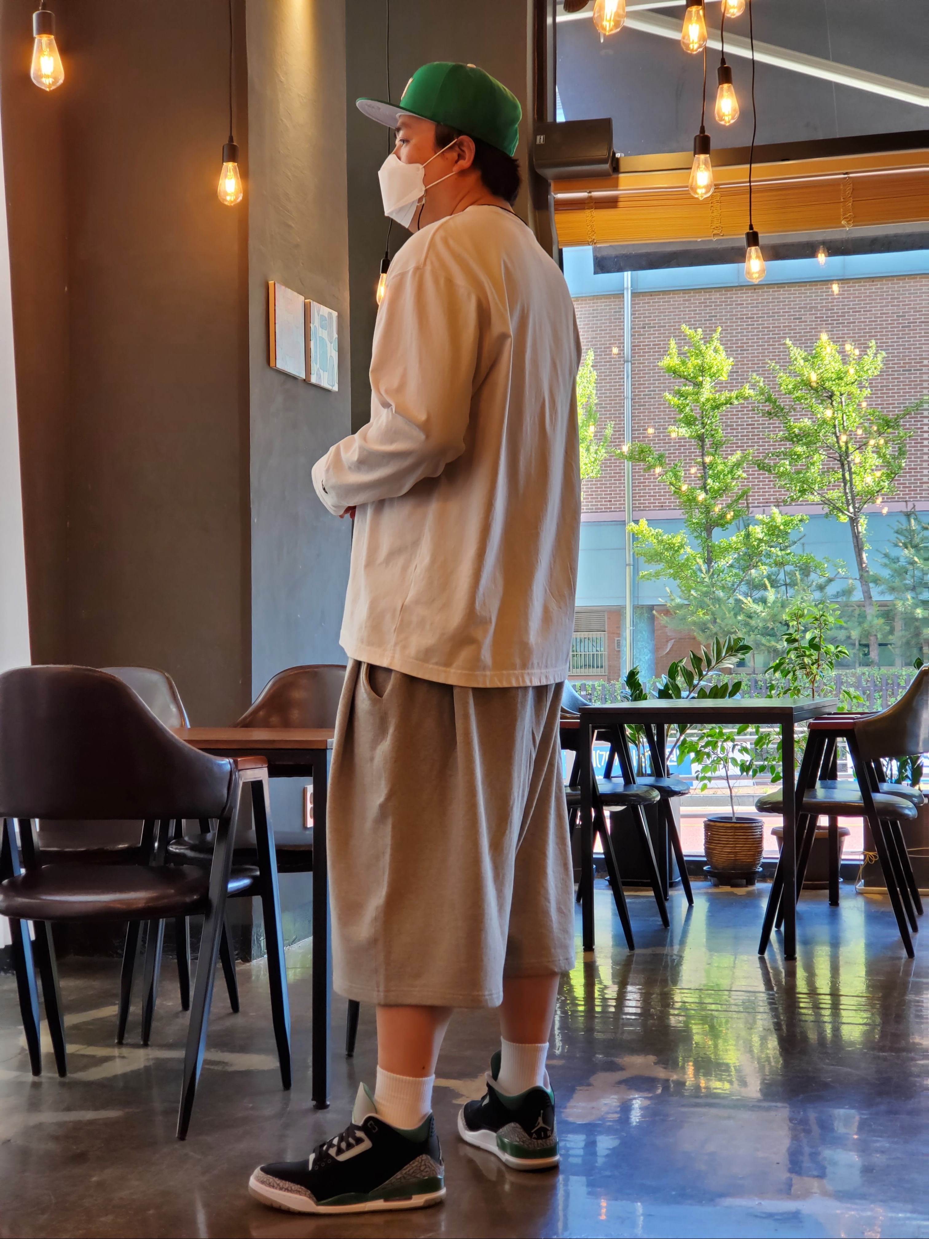 Jordan 3 Retro Pine Green 착용 스타일