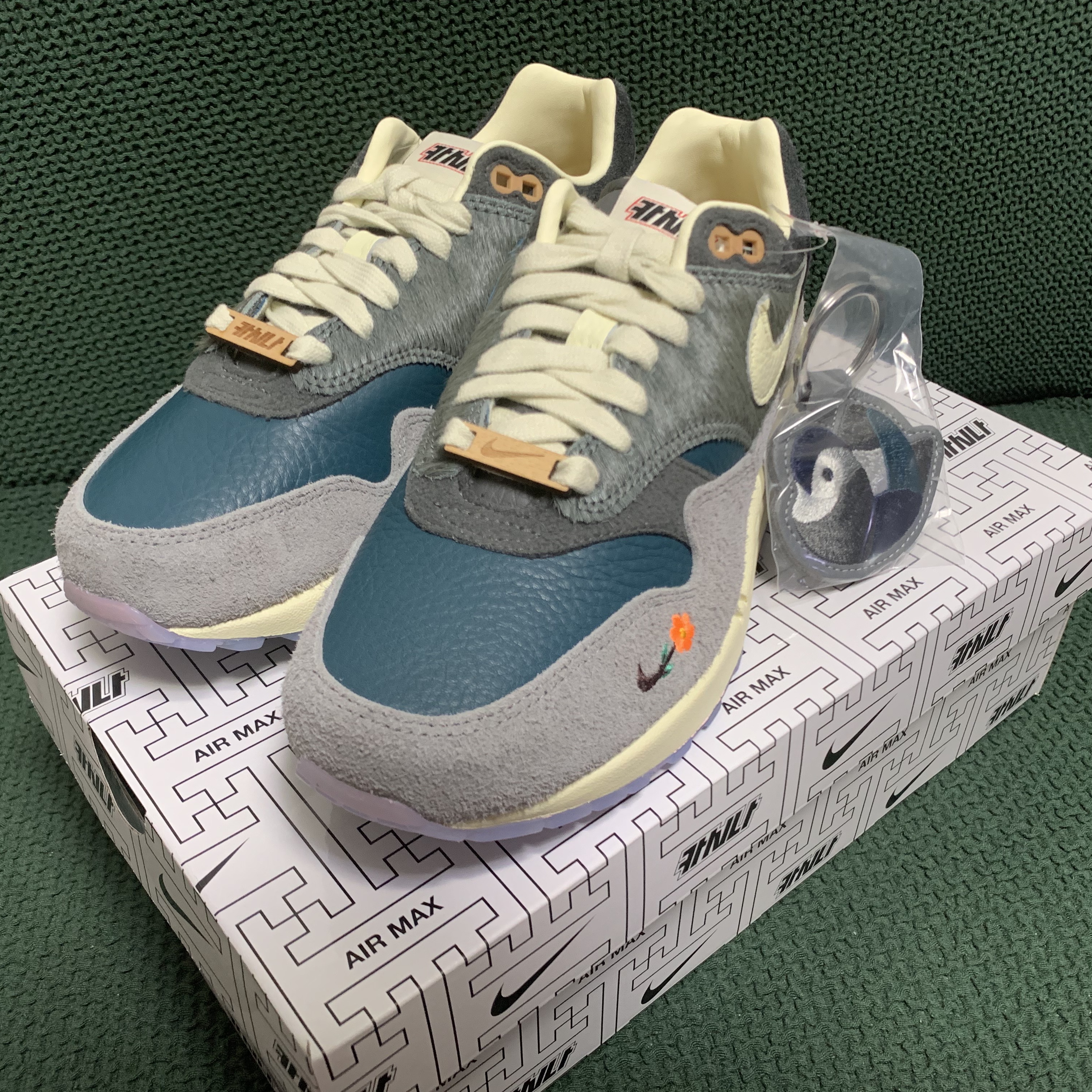 Nike x Kasina Air Max 1 SP Won-Ang Particle Grey 착용 스타일 - 2