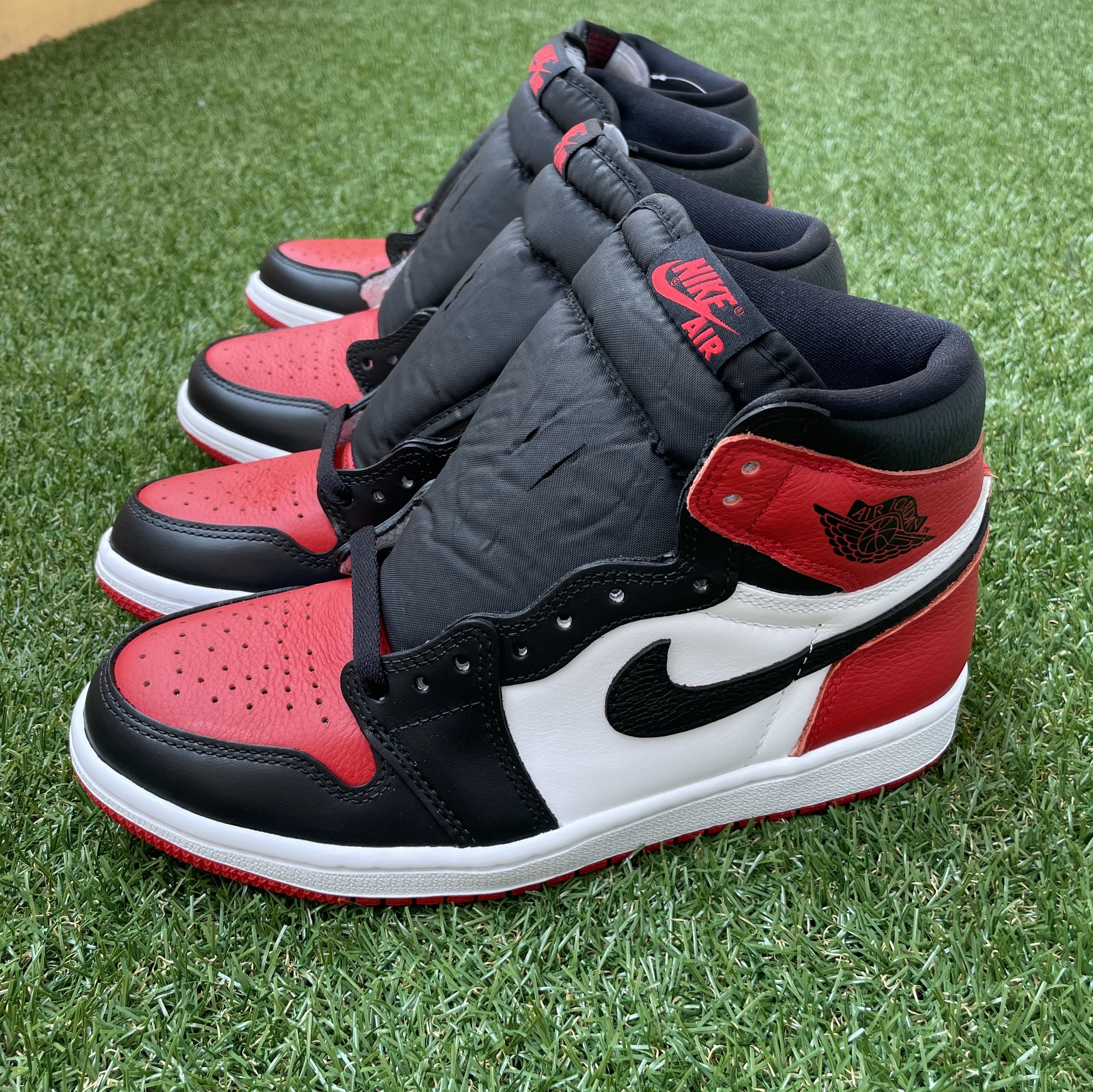 Jordan 1 Retro High OG Heritage, Jordan 1 Retro High OG Bred Banned 2016 착용 스타일 - 5