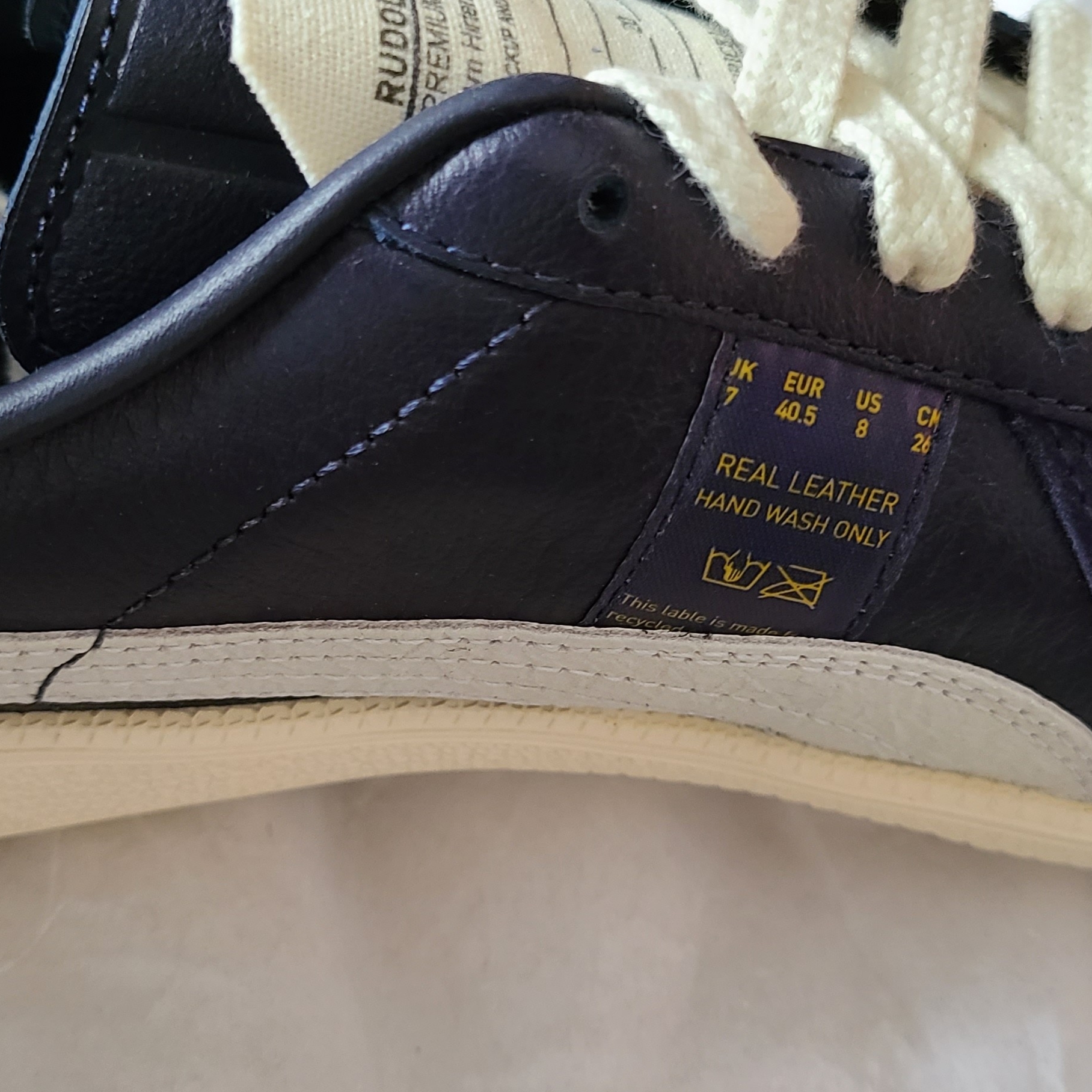 Puma Army Trainer RDL LB Navy White 착용 스타일 - 2