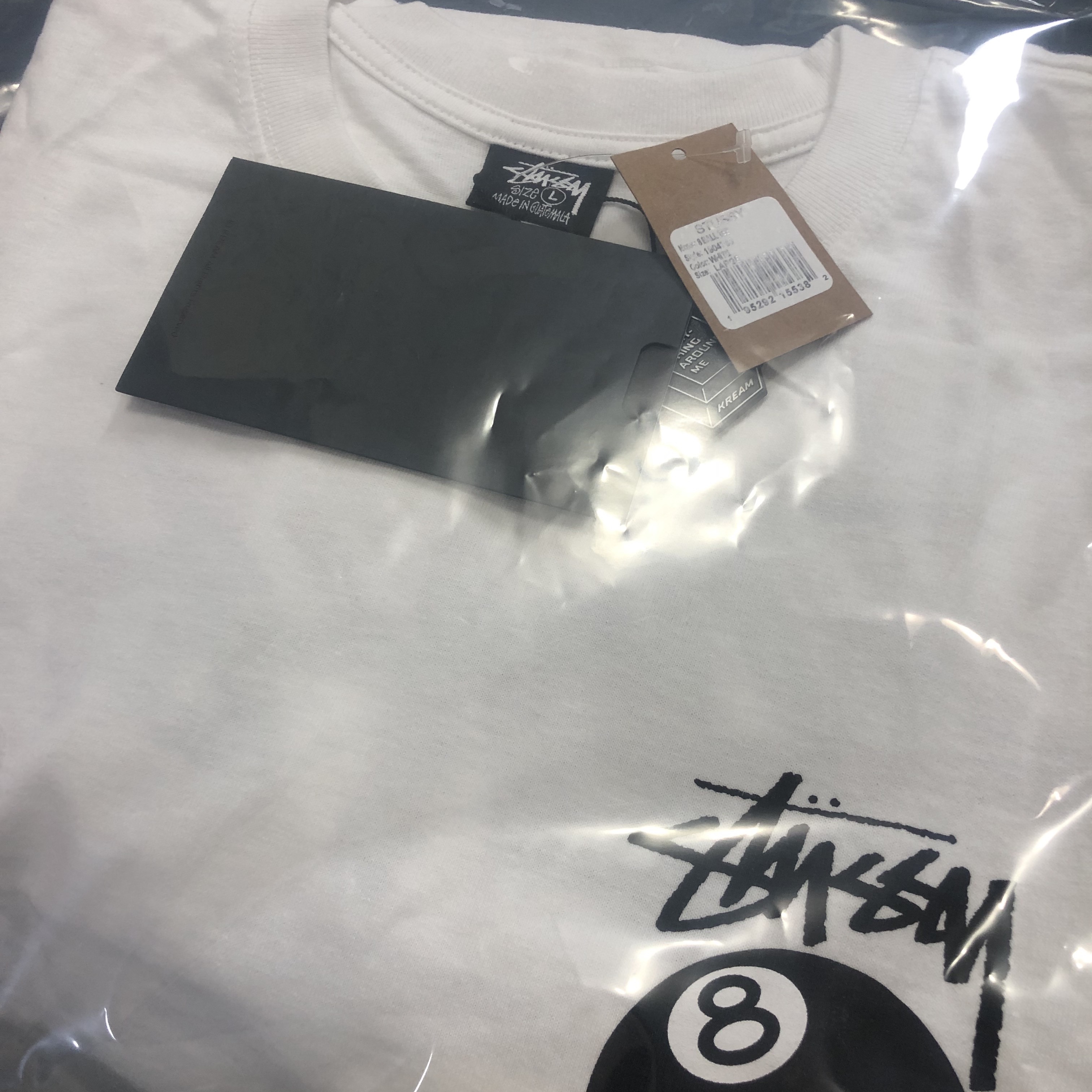 Stussy 8 Ball T-Shirt White - 22SS 착용 스타일 - 2