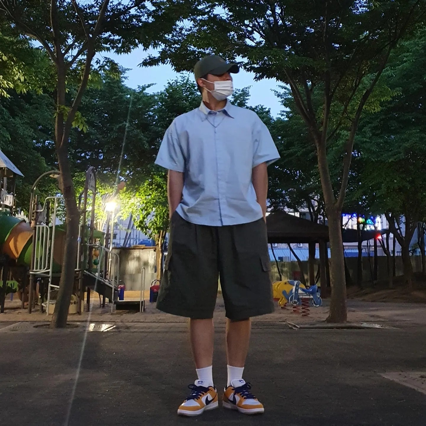Nike SB Dunk Low Laser Orange 착용 스타일