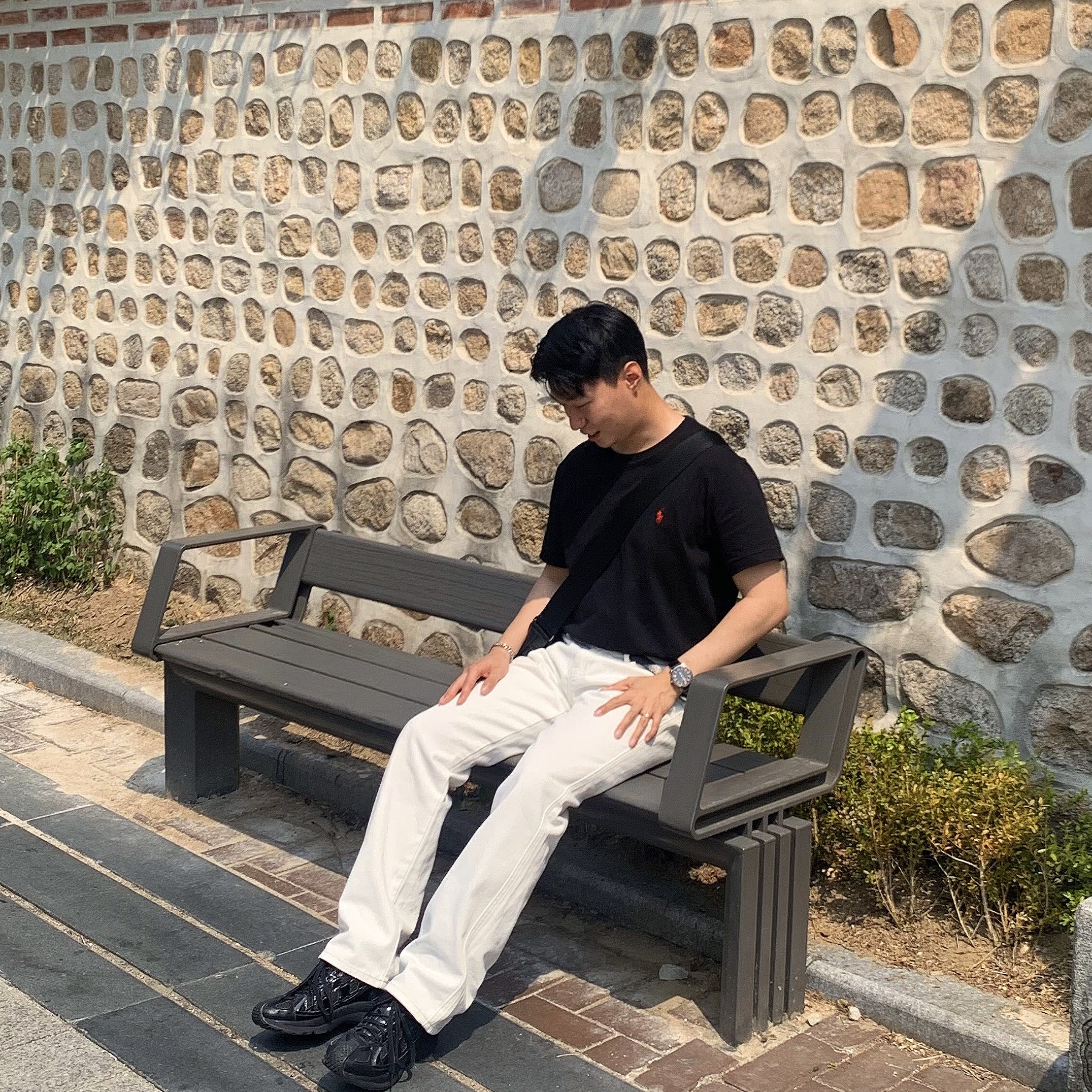 Asics x Kiko Kostadinov Gel-Kiril Black 착용 스타일